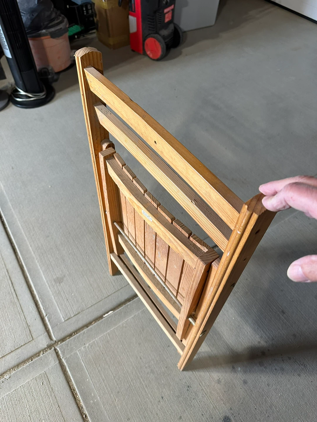 Wooden Folding Chair - photo 2