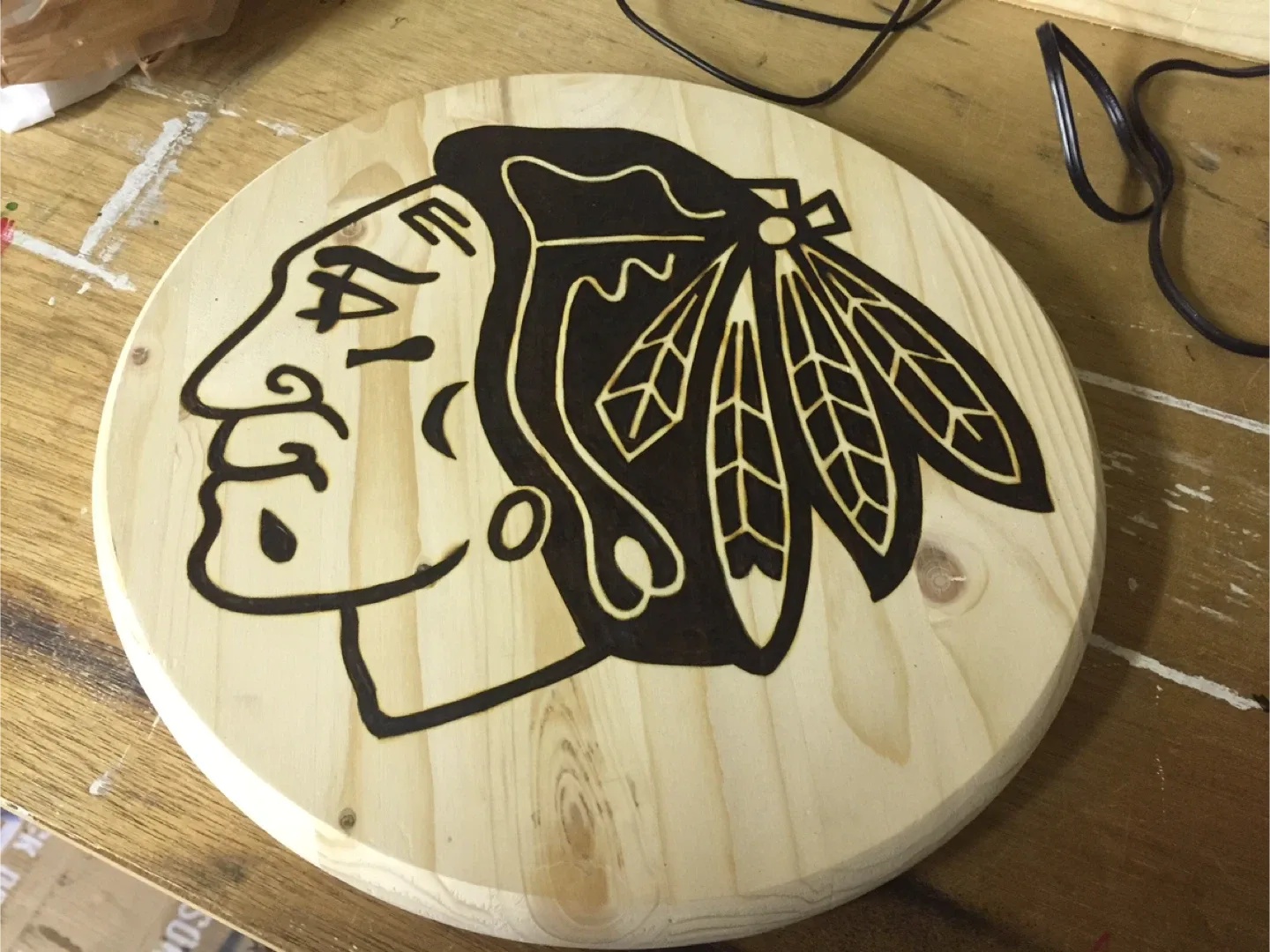 CUSTOM - Wood Burning art image indicator(6)