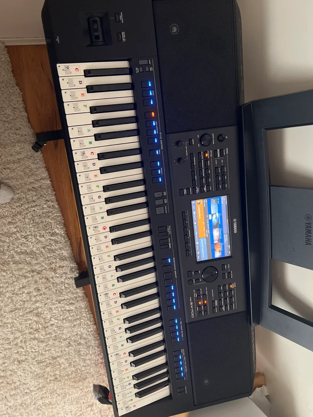 Yamaha SX700 Keyboard image indicator(2)