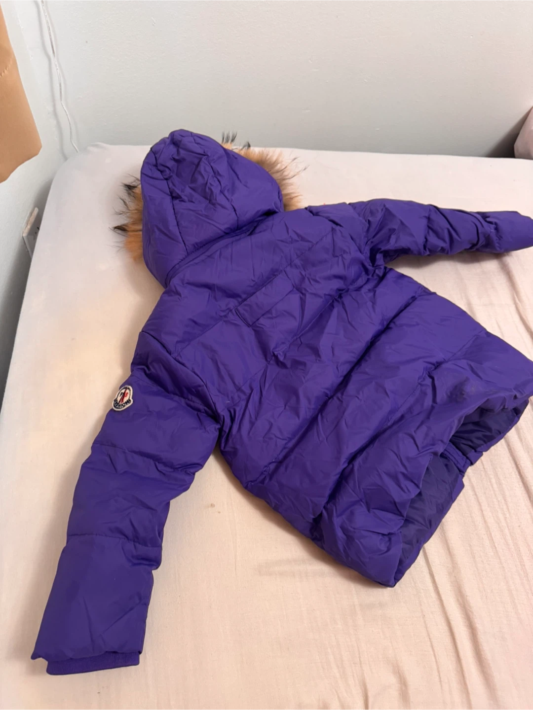 Kids Purple Padded Snowsuit Size 3T - photo 3