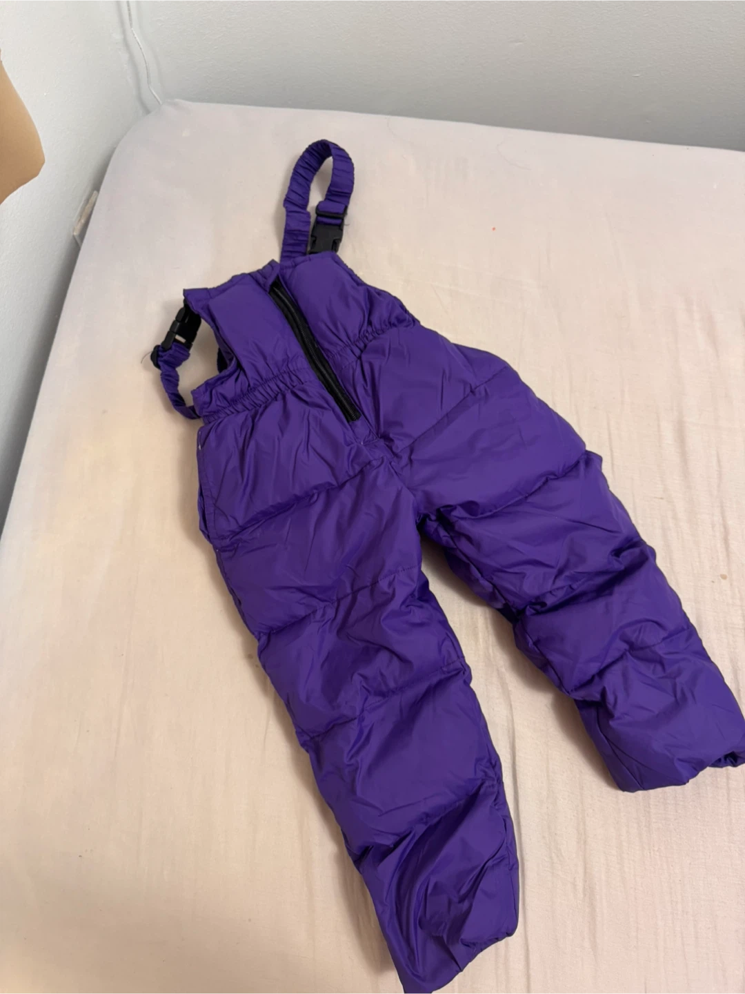 Kids Purple Padded Snowsuit Size 3T - photo 4