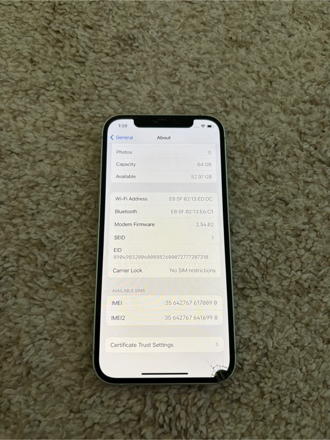 Unlocked iPhone 12 64GB - photo 5