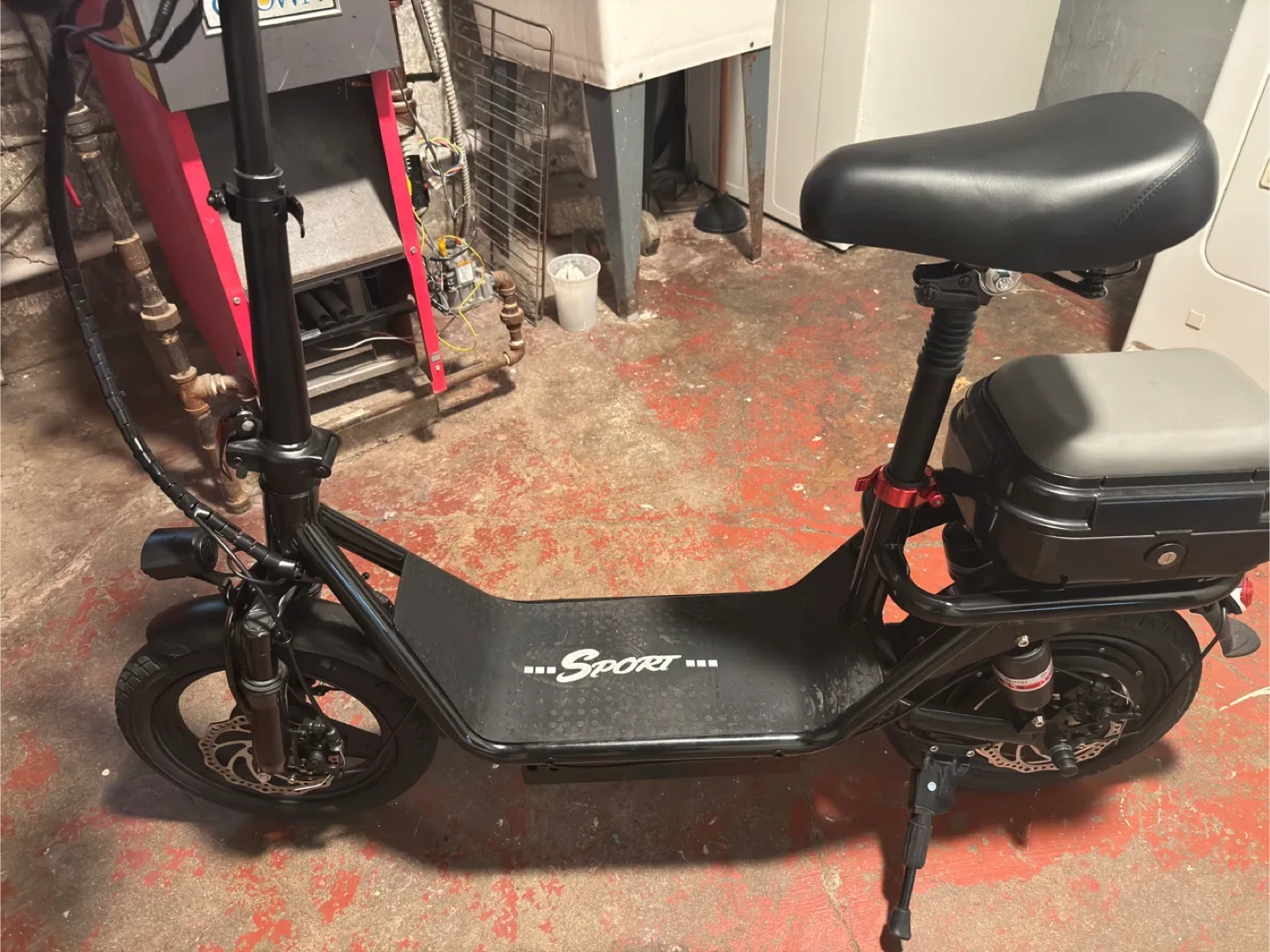 Black Sport Electric Scooter image indicator(3)