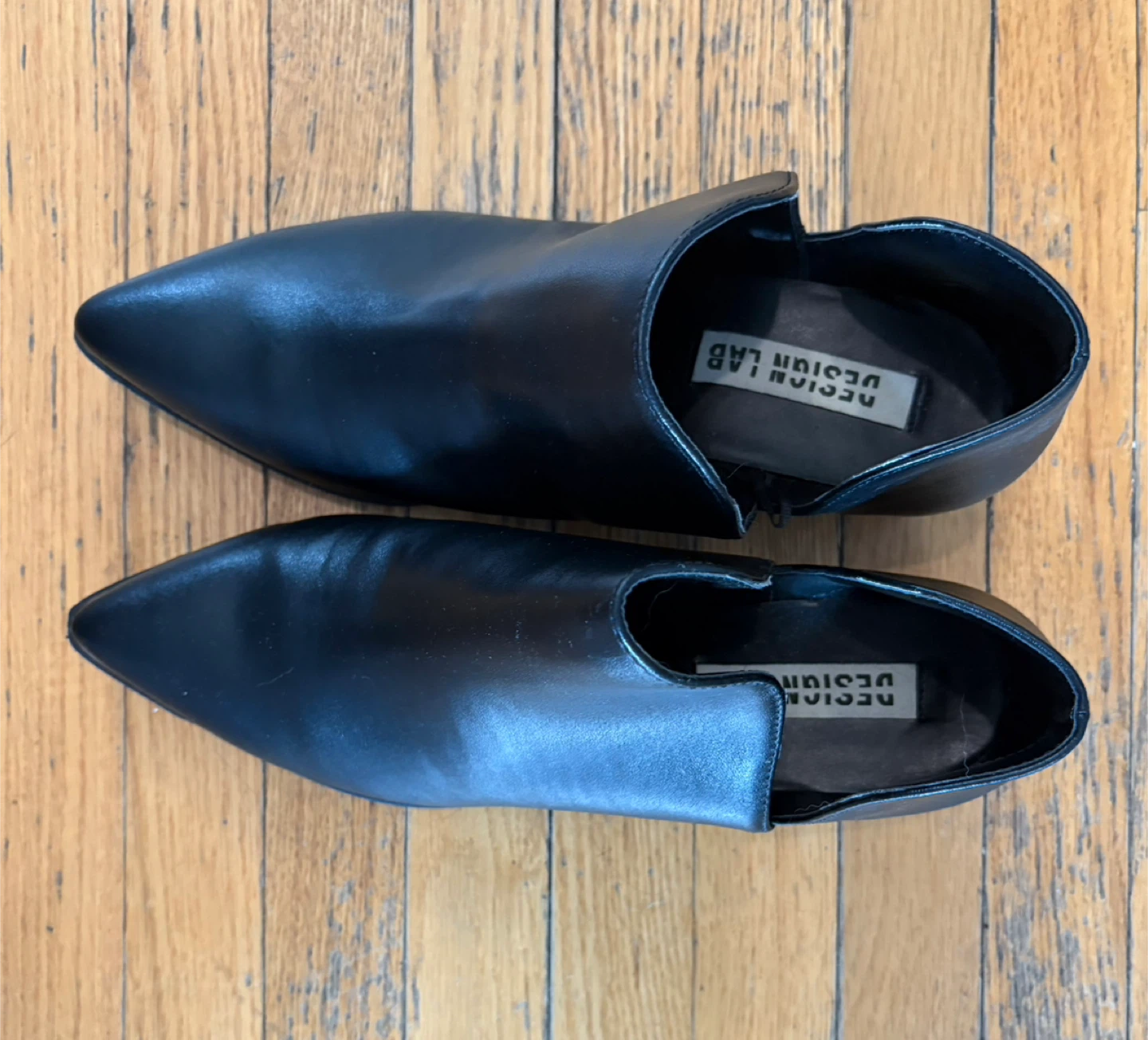 Design Lab Black Ankle Booties - Size 8 - photo 2