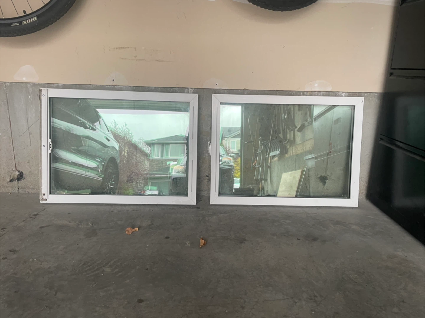 Egress Windows With Net for Basement