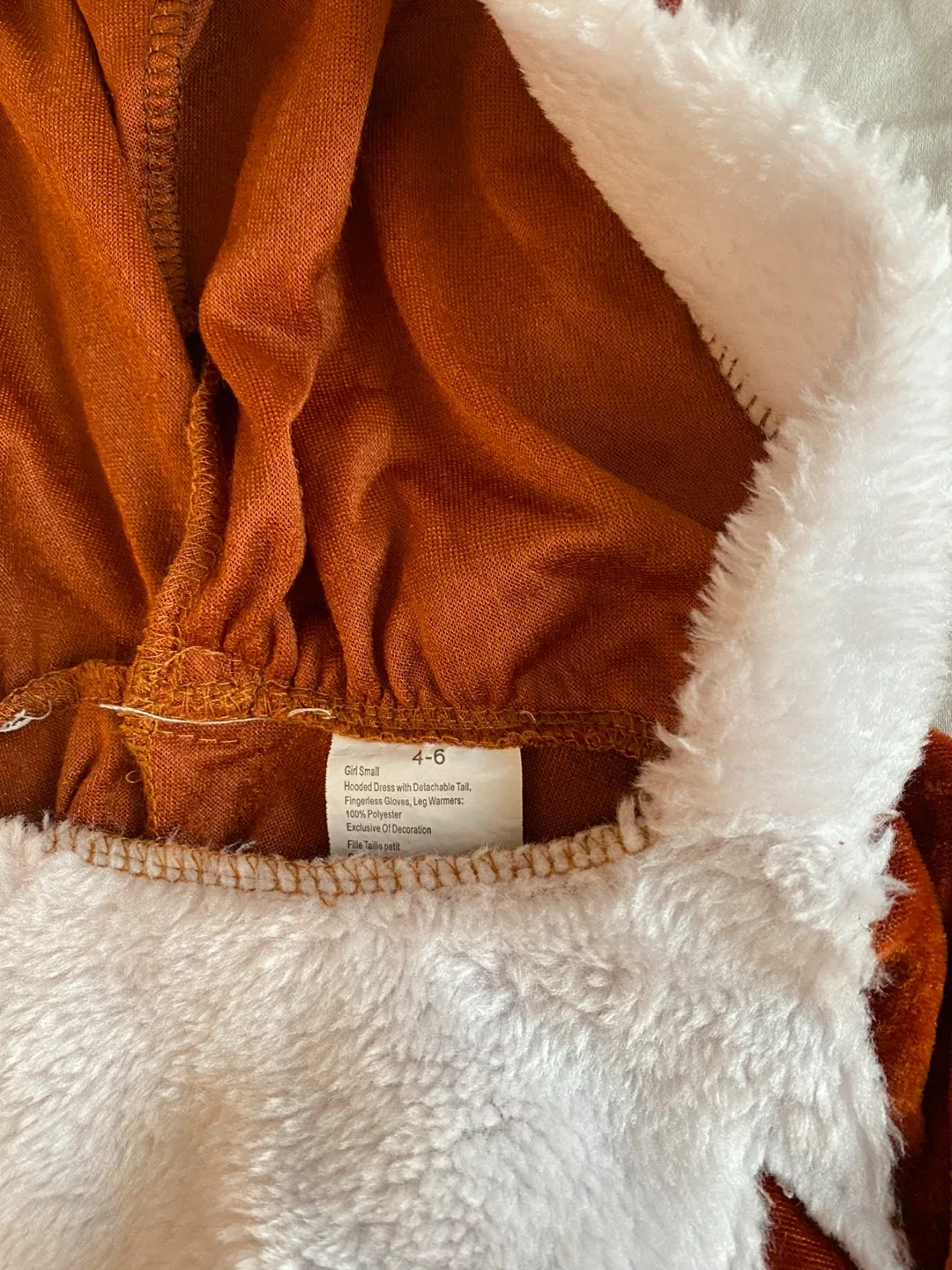 Kids fox costume size 4-6 image indicator(4)