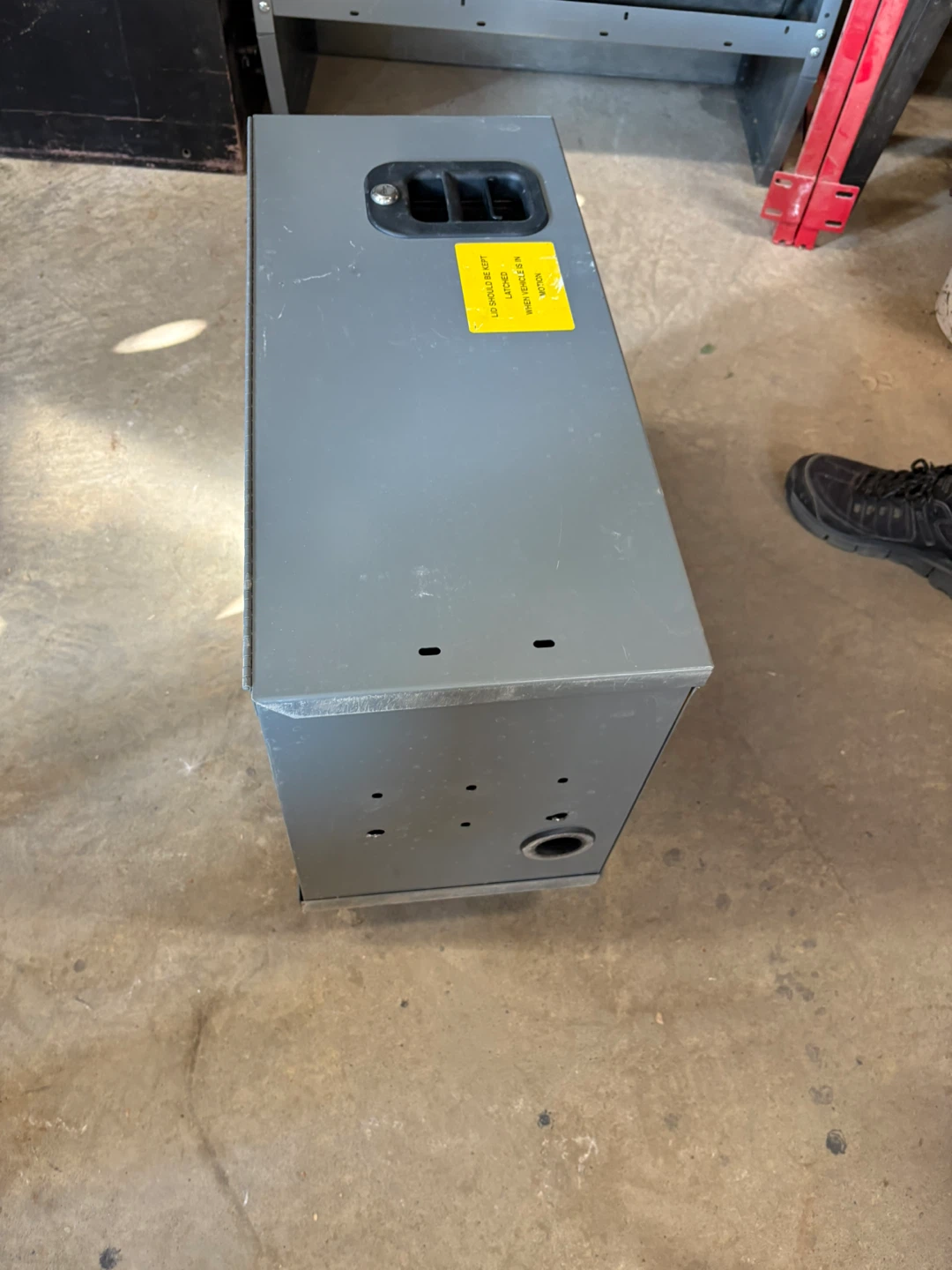 Grey Metal Storage Cabinet