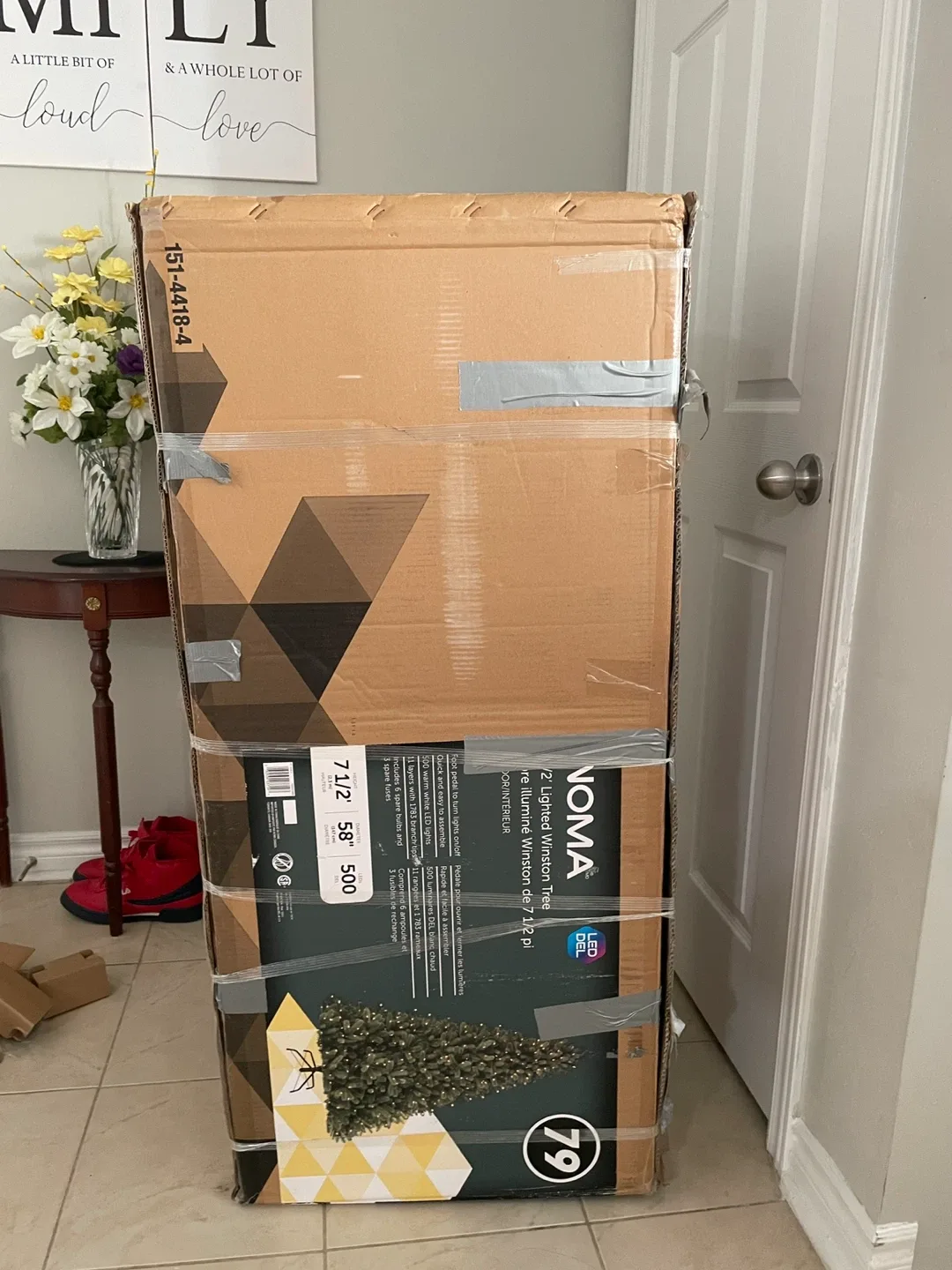 NOMA 7.5' Lighted Winston Tree - Like New!