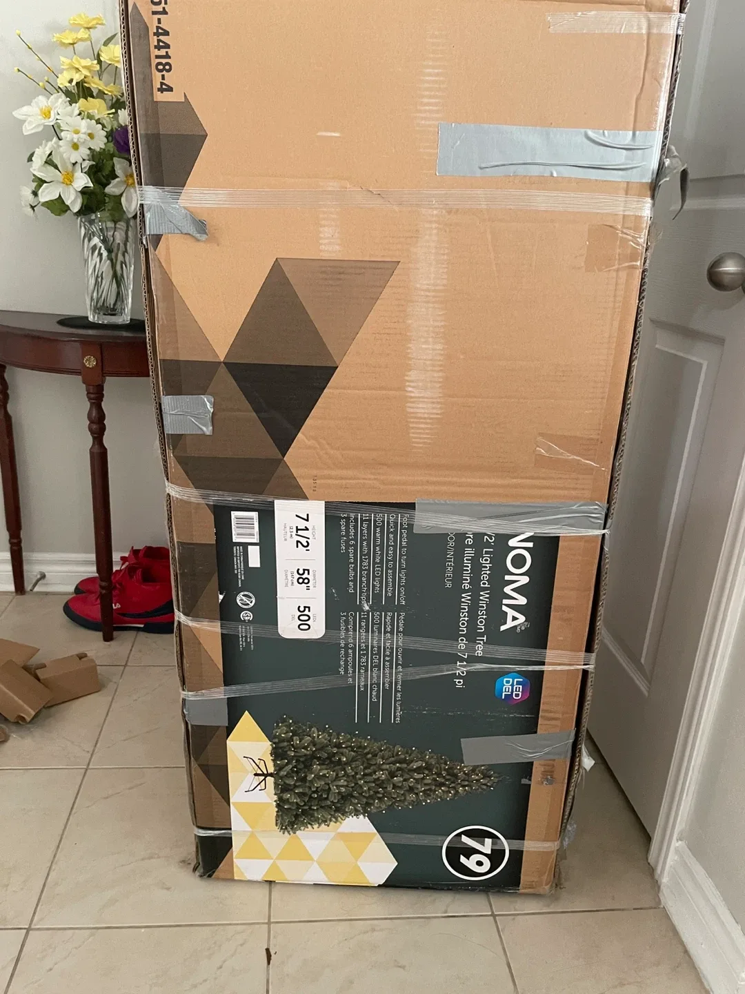 NOMA 7.5' Lighted Winston Tree - Like New! image indicator(3)