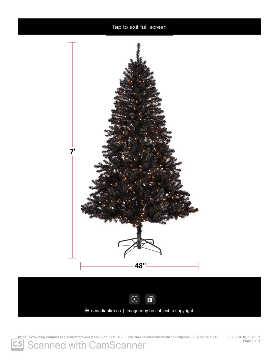 NOMA 7.5' Lighted Winston Tree - Like New! - photo 4