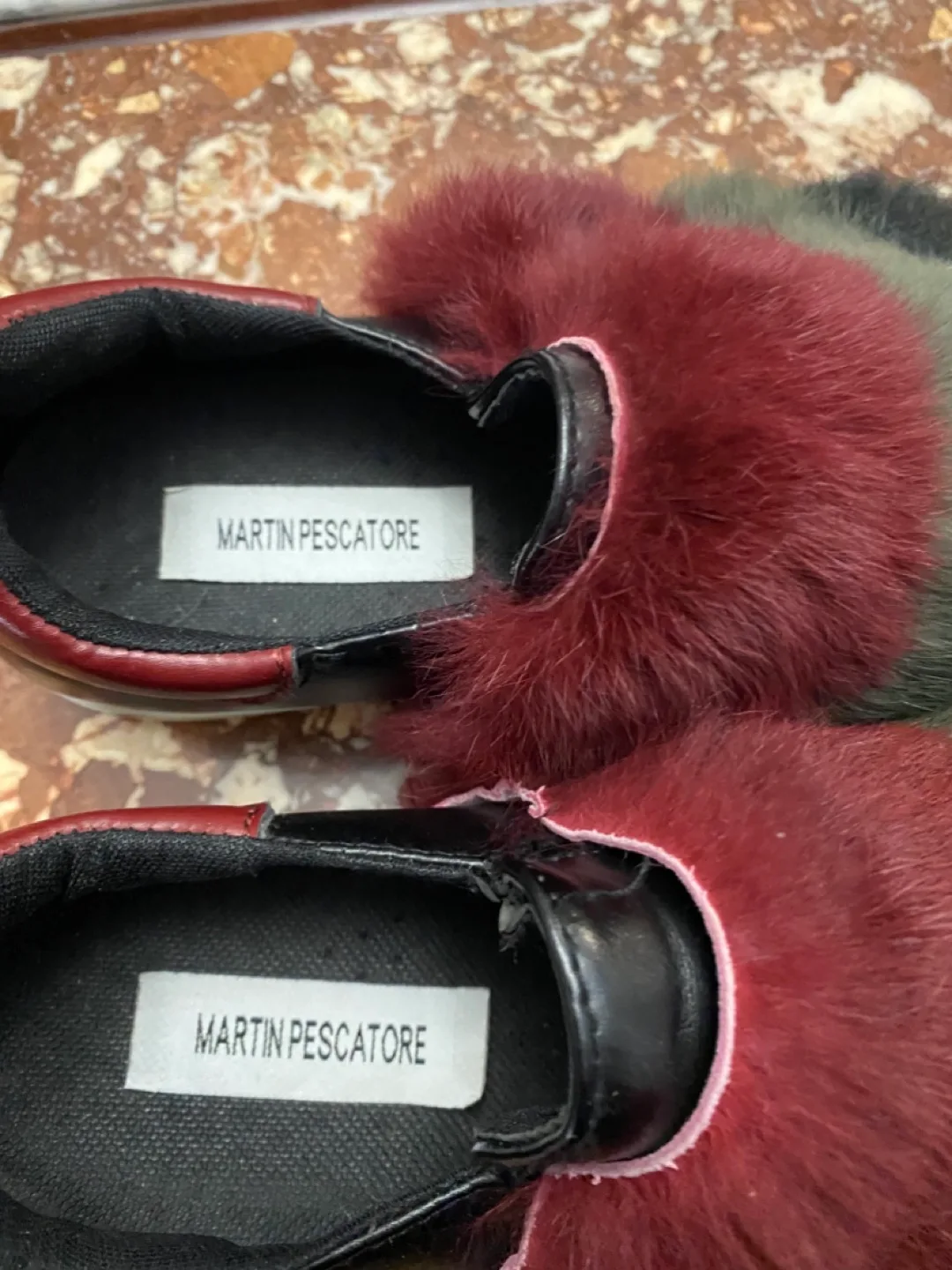 Martin Pescatore Fur Sneakers - Size 8 image indicator(2)