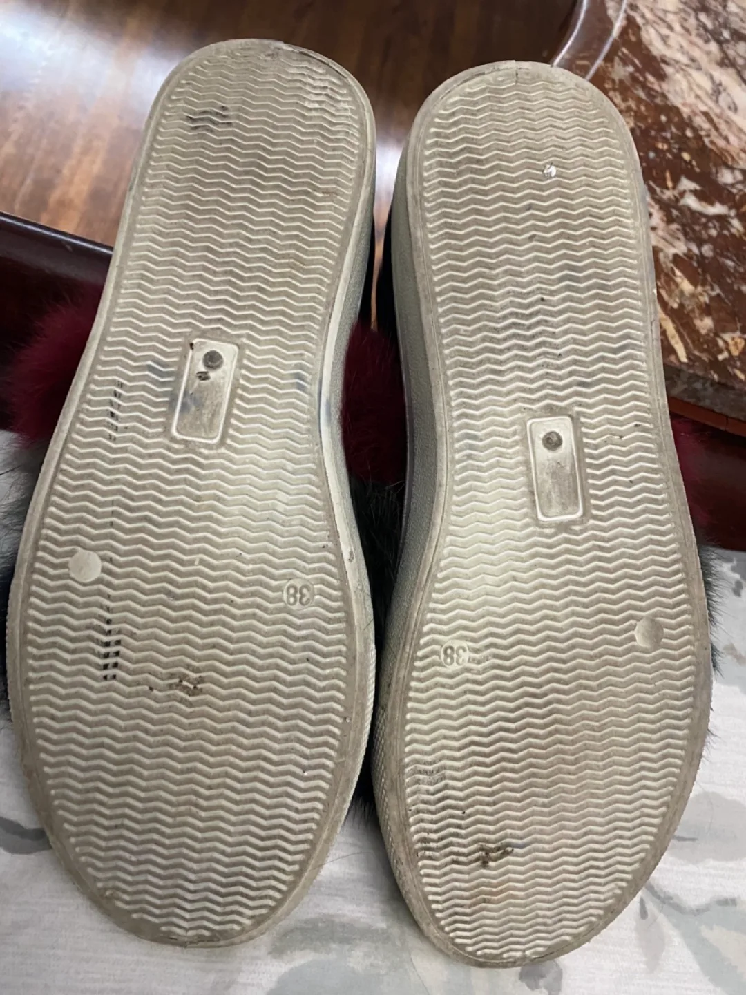 Martin Pescatore Fur Sneakers - Size 8 image indicator(5)