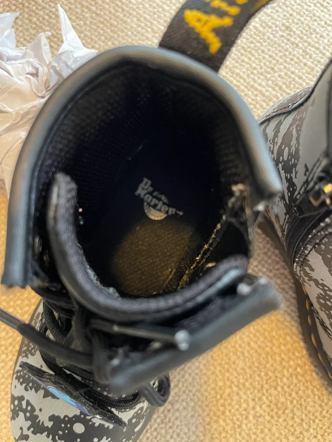 Dr. Martens “HARD TO FIND” TODDLER 1460 SPACE HYDRO BOOTS size 8 image indicator(5)