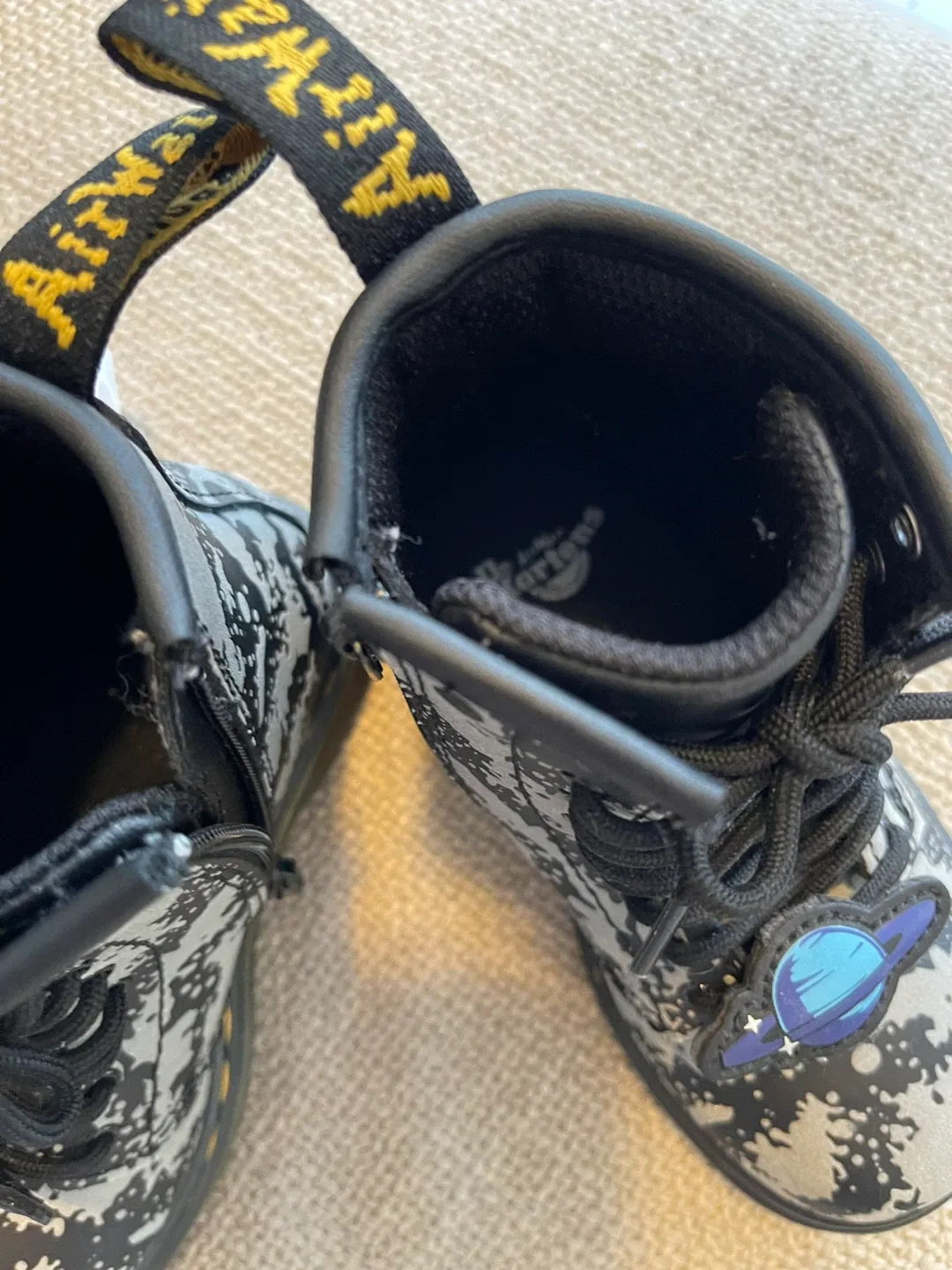 Dr. Martens “HARD TO FIND” TODDLER 1460 SPACE HYDRO BOOTS size 8 image indicator(6)