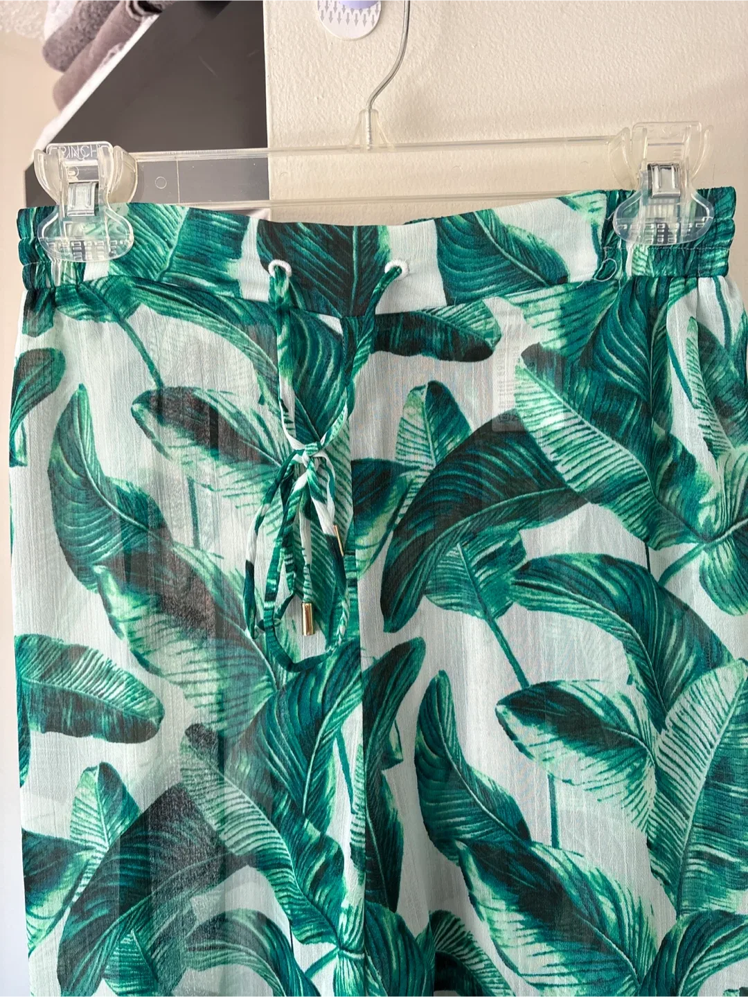Leaf Print Beach Pants image indicator(3)
