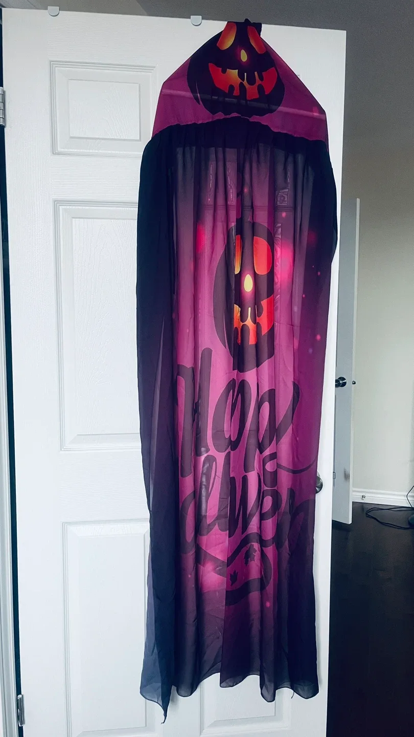 Happy Halloween Pumpkin Costume Cape image indicator(6)