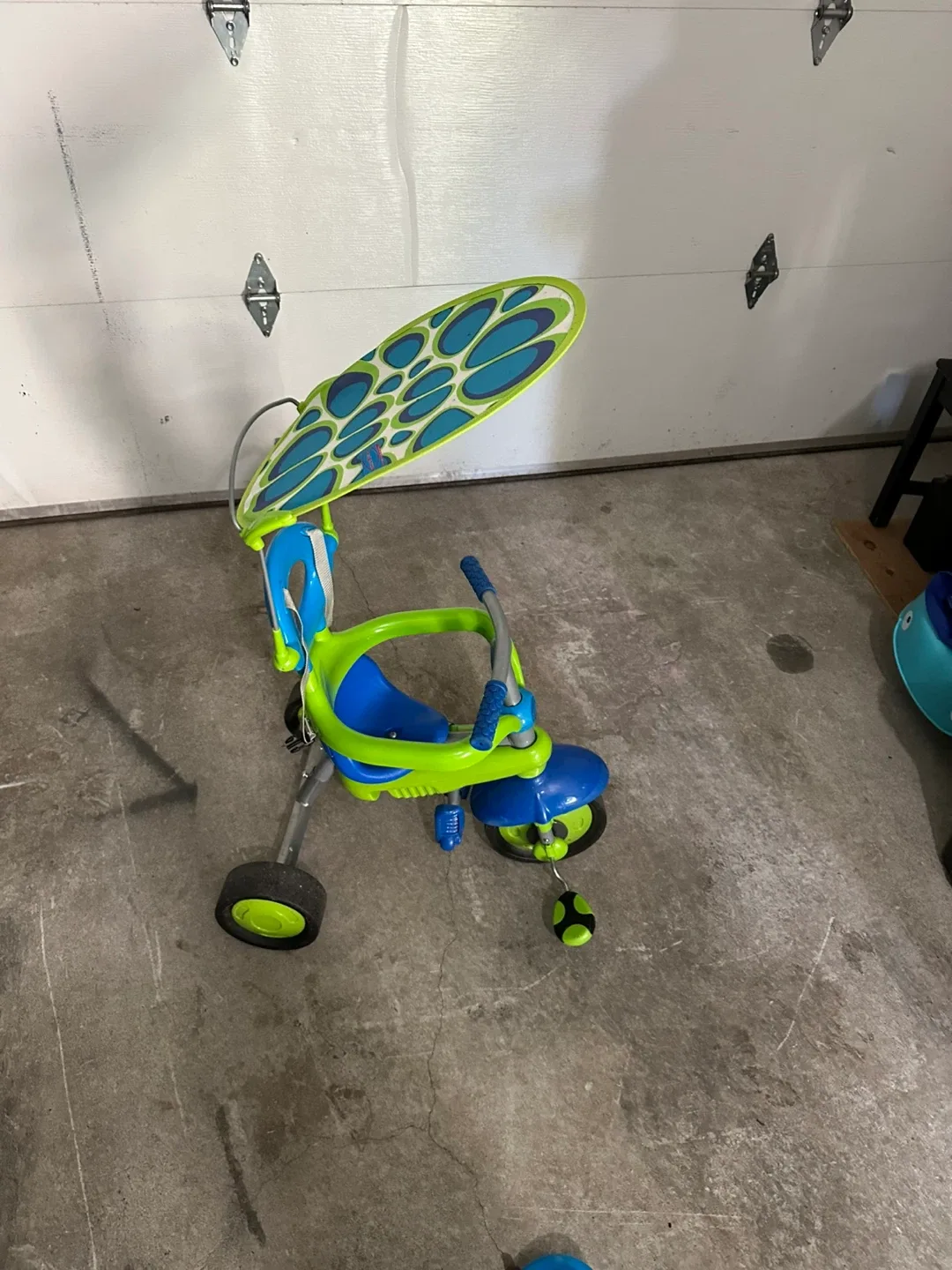 Blue & Green Kids Tricycle image indicator(4)