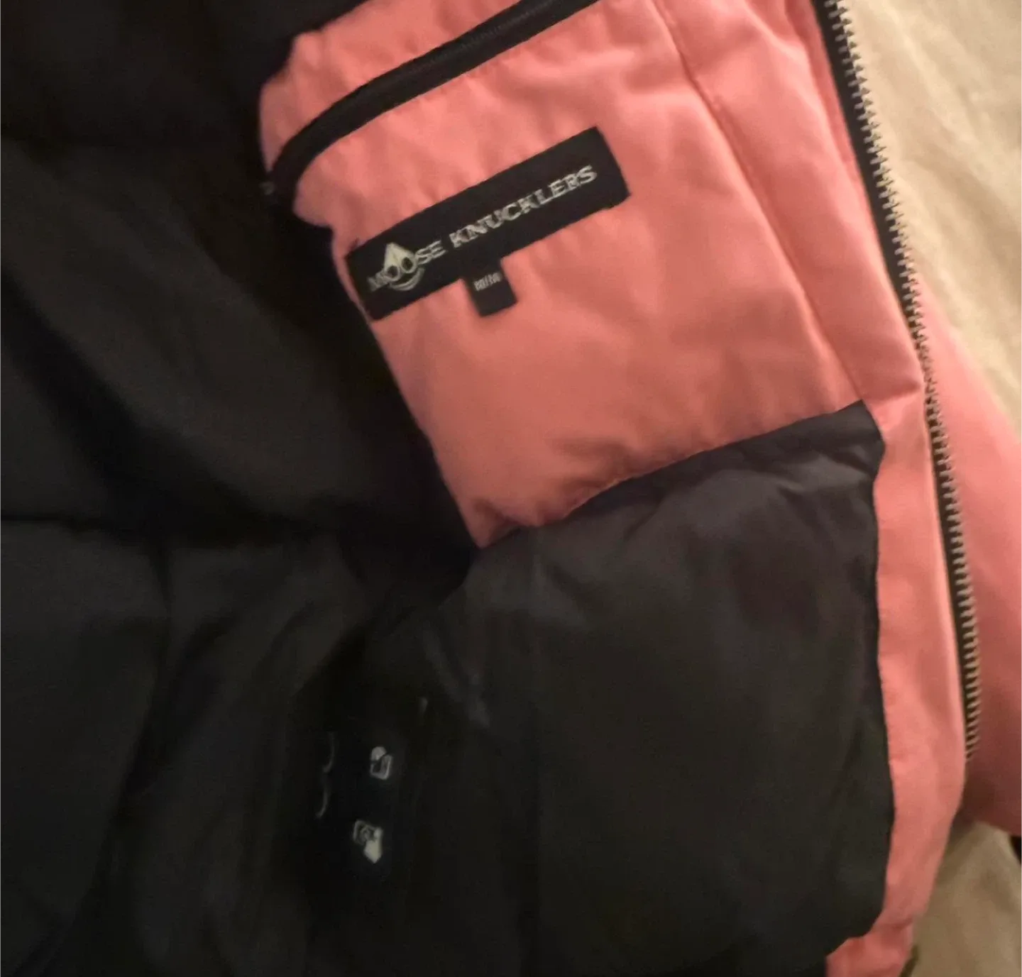 Moose Knuckles Pink Jacket Size 10 image indicator(3)