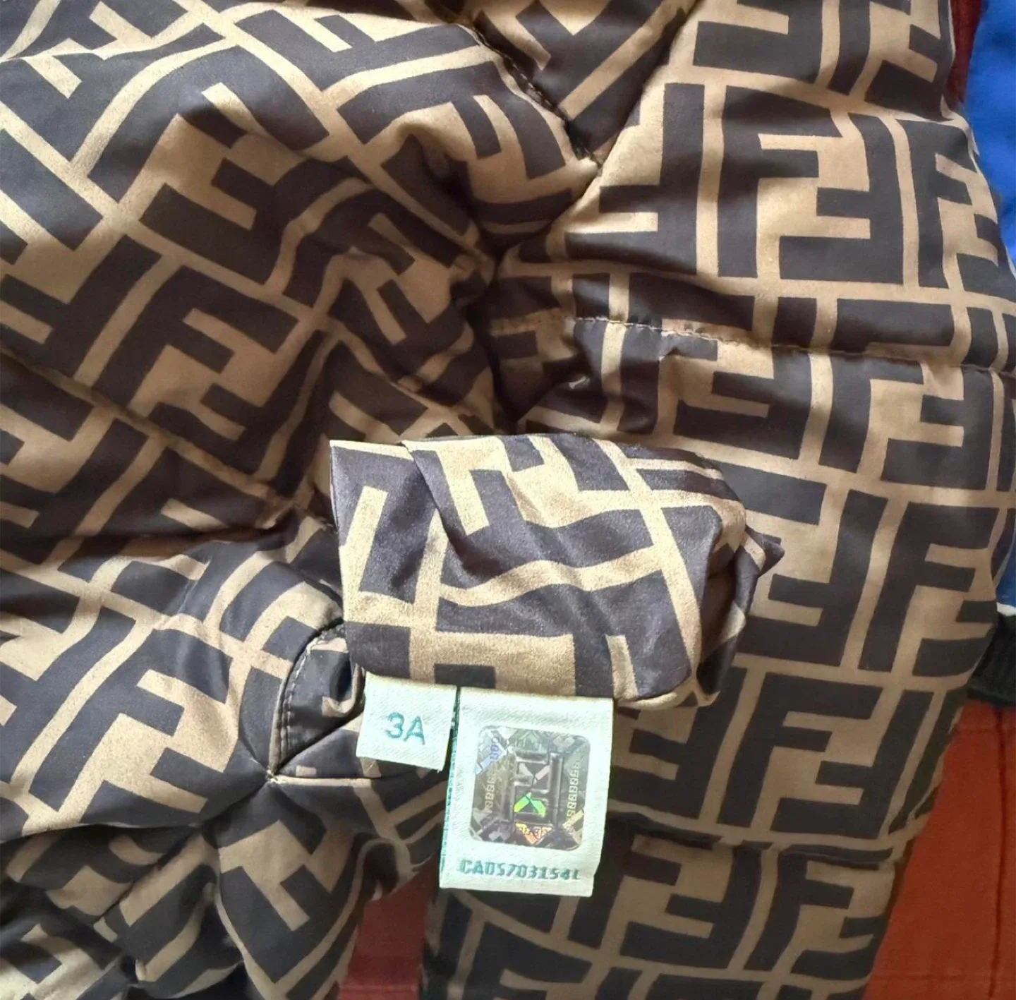 Fendi Kids Reversible Puffer Jacket Size 3A image indicator(3)