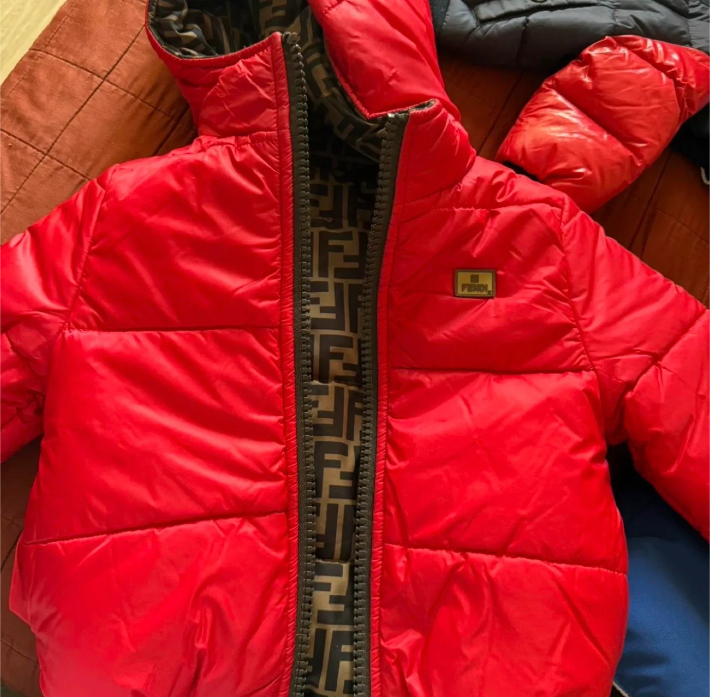 Fendi Kids Reversible Puffer Jacket Size 3A image indicator(2)