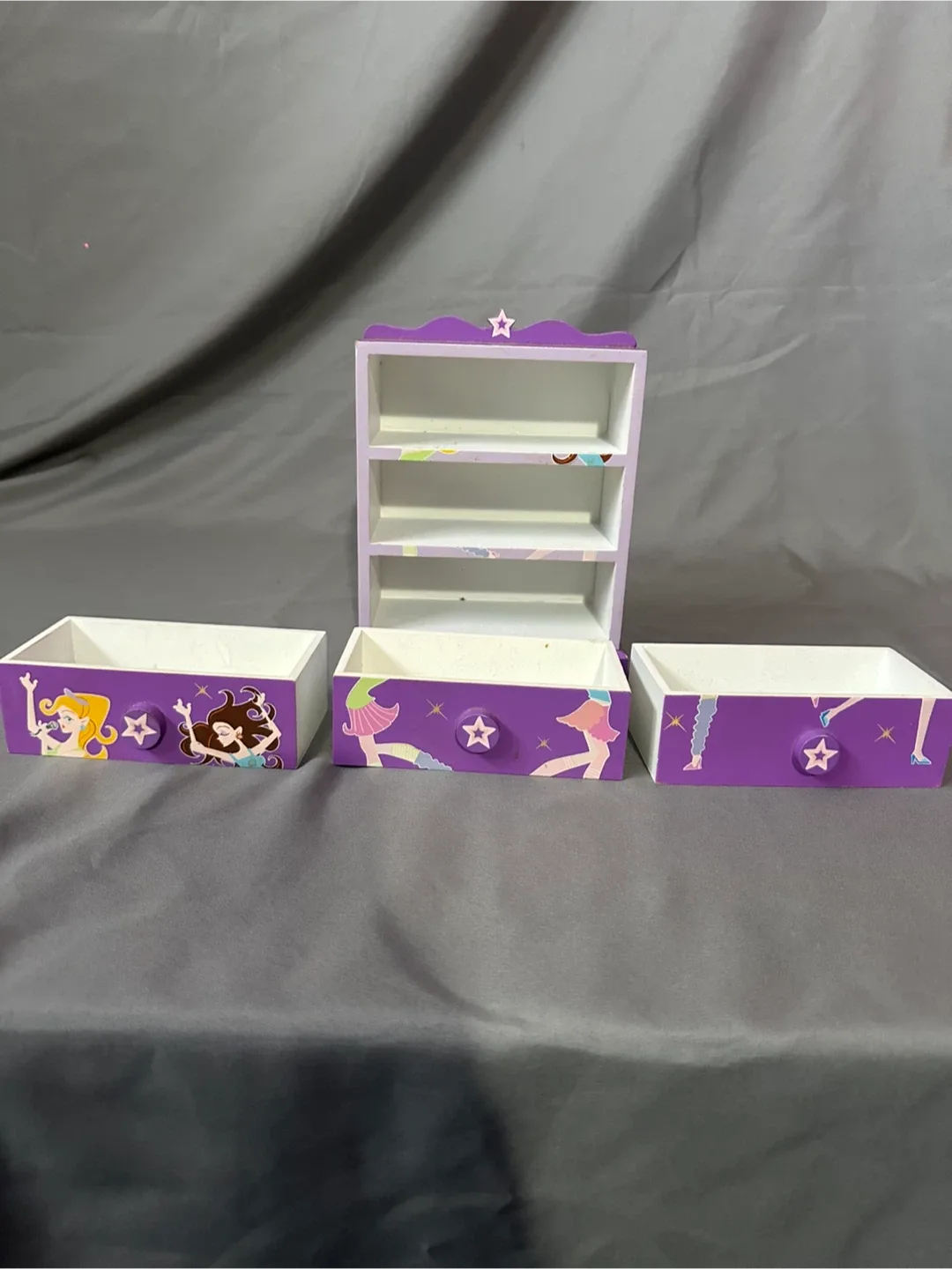 Purple Dancing Queen 3-Drawer Organizer image indicator(4)