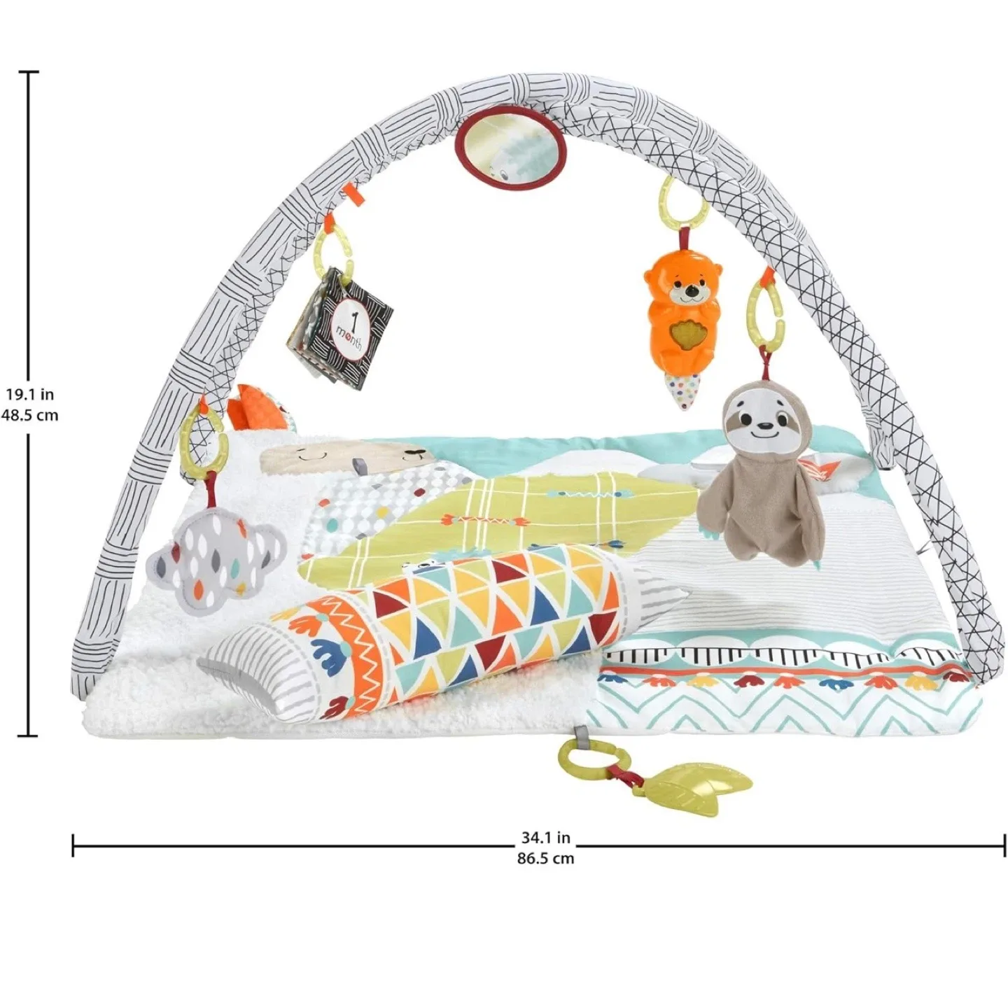 Fisher-Price Perfect Sense Deluxe Gym - Baby Play Mat image indicator(4)