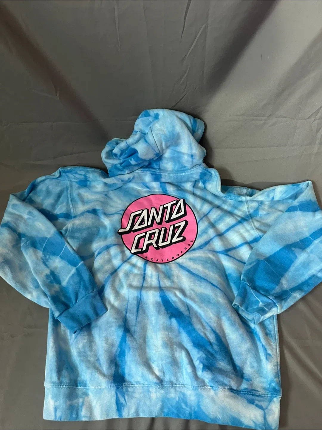 Womens Santa Cruz Tie Dye Hoodie size medium image indicator(2)