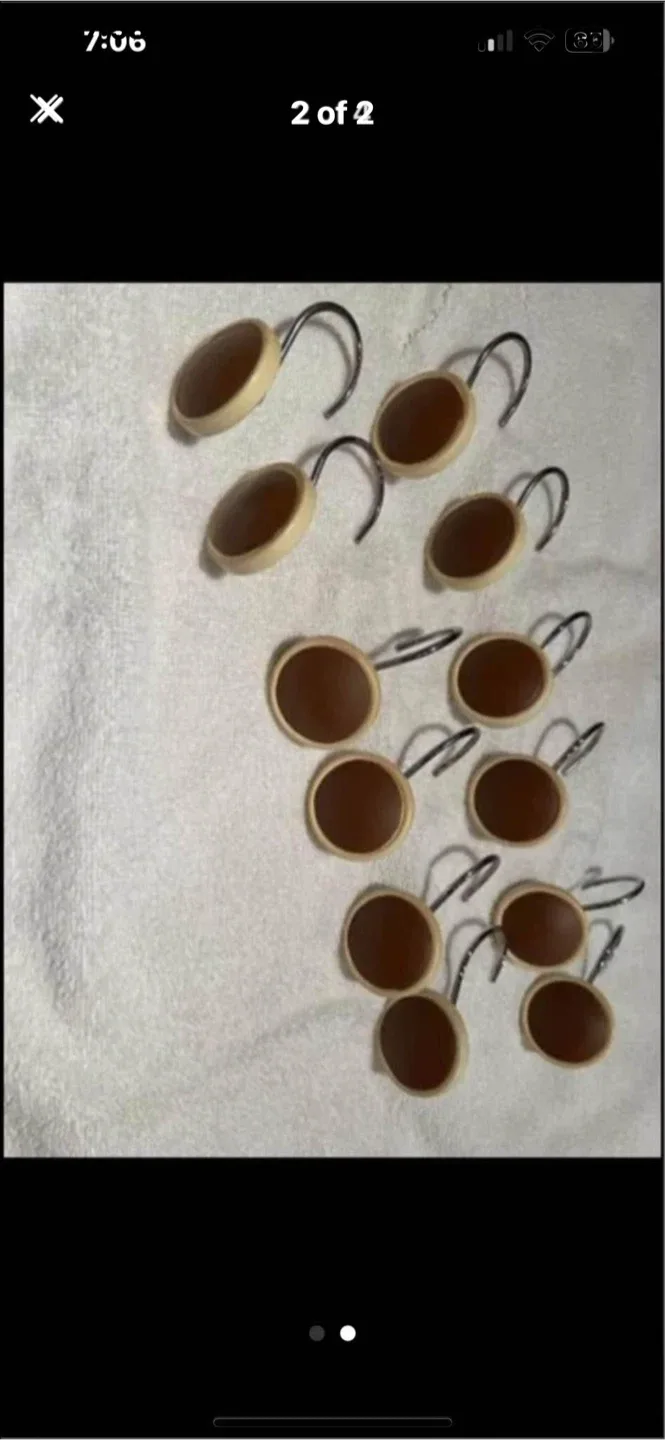 Coach Shower Curtain with Hooks thumbnail