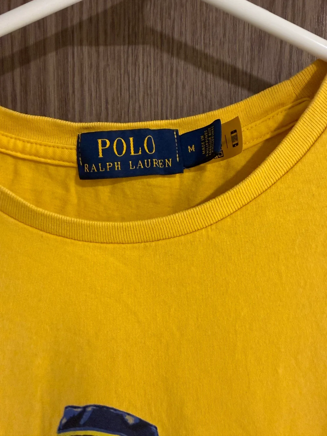 Polo Ralph Lauren Bear T-Shirt - Yellow, Size M image indicator(3)