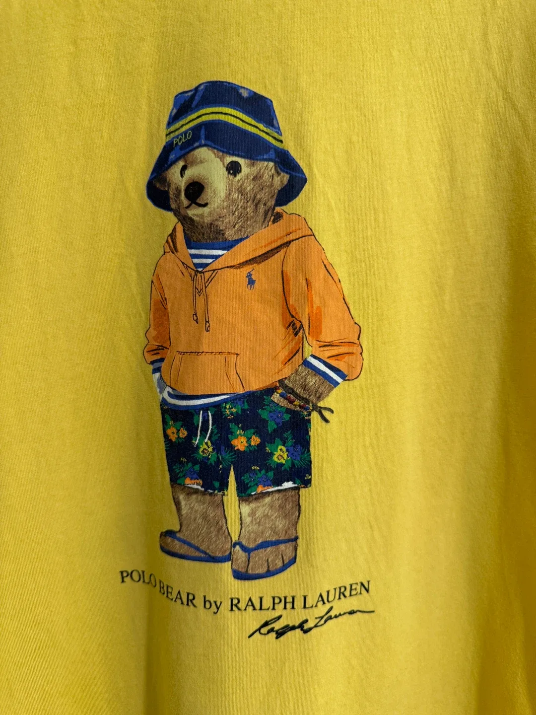 Polo Ralph Lauren Bear T-Shirt - Yellow, Size M image indicator(2)