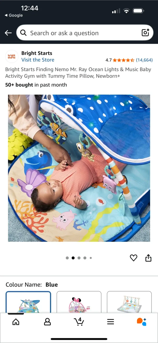 Disney Baby Finding Nemo Play Gym image indicator(5)