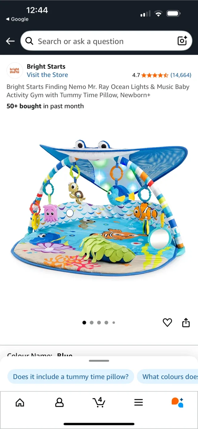Disney Baby Finding Nemo Play Gym image indicator(6)
