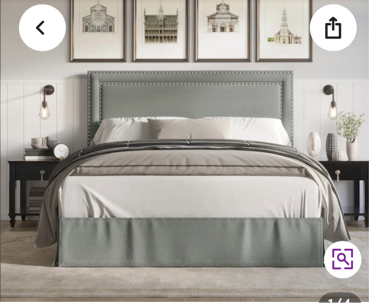 Brand New in Box Aroz Upholstered Storage Bed by Wade Logan
