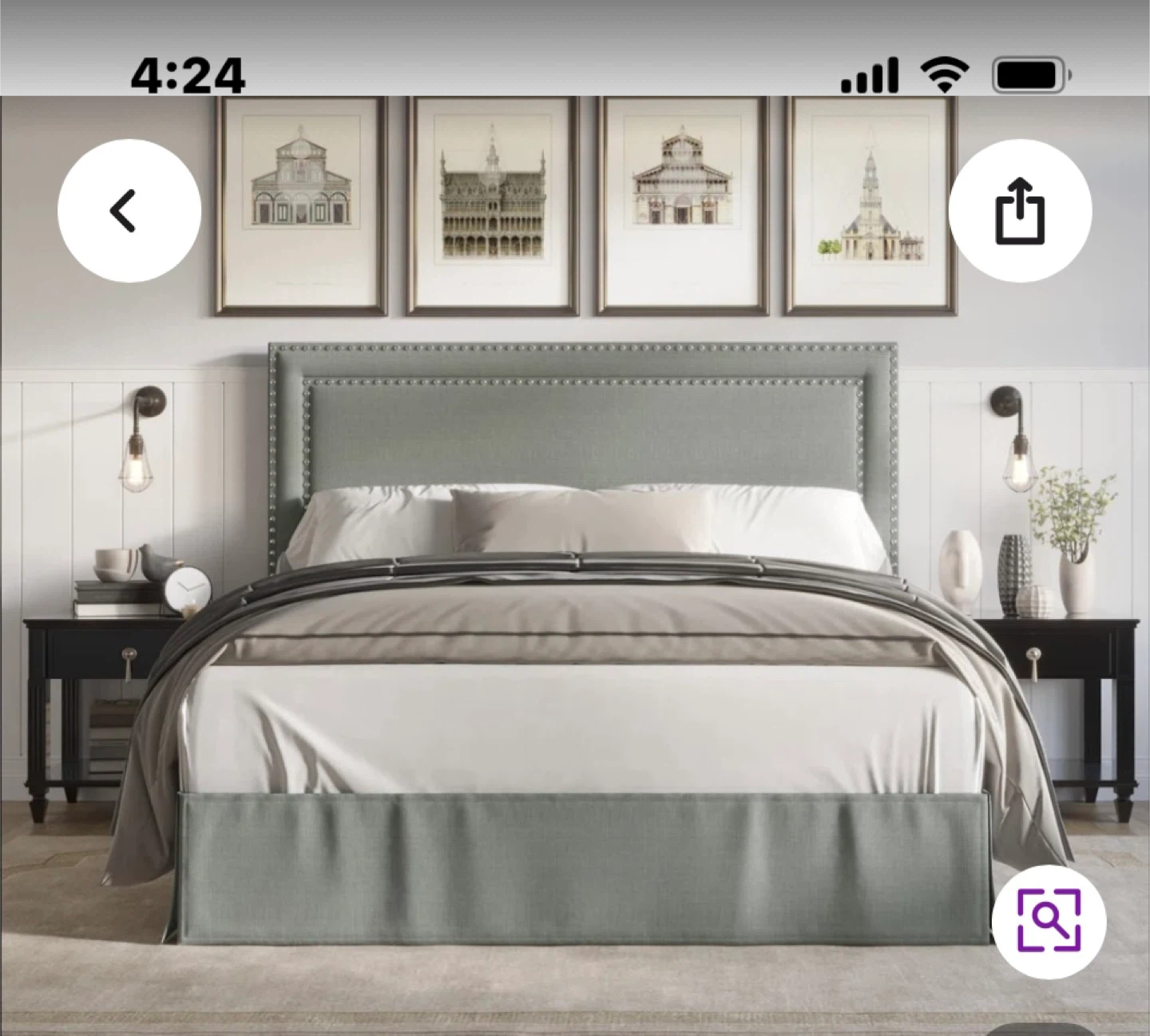 Brand New in Box Aroz Upholstered Storage Bed by Wade Logan - photo 4