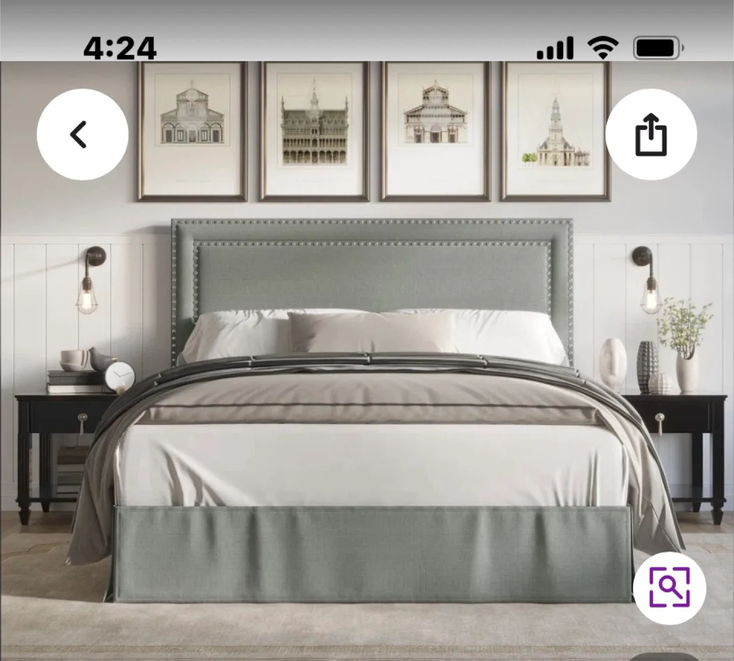 Brand New in Box Aroz Upholstered Storage Bed by Wade Logan image indicator(4)