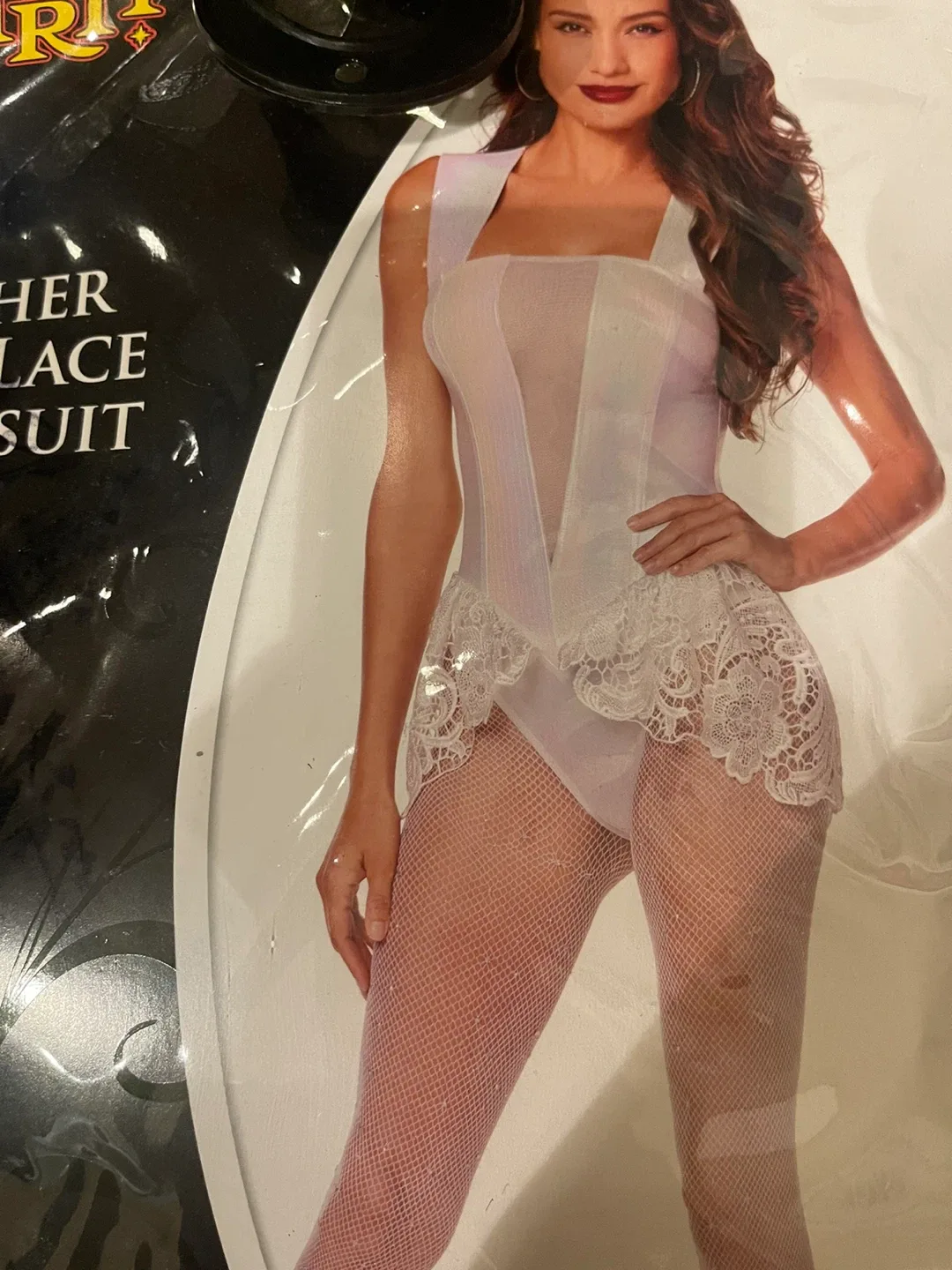 Leather and Lace body Suit image indicator(2)