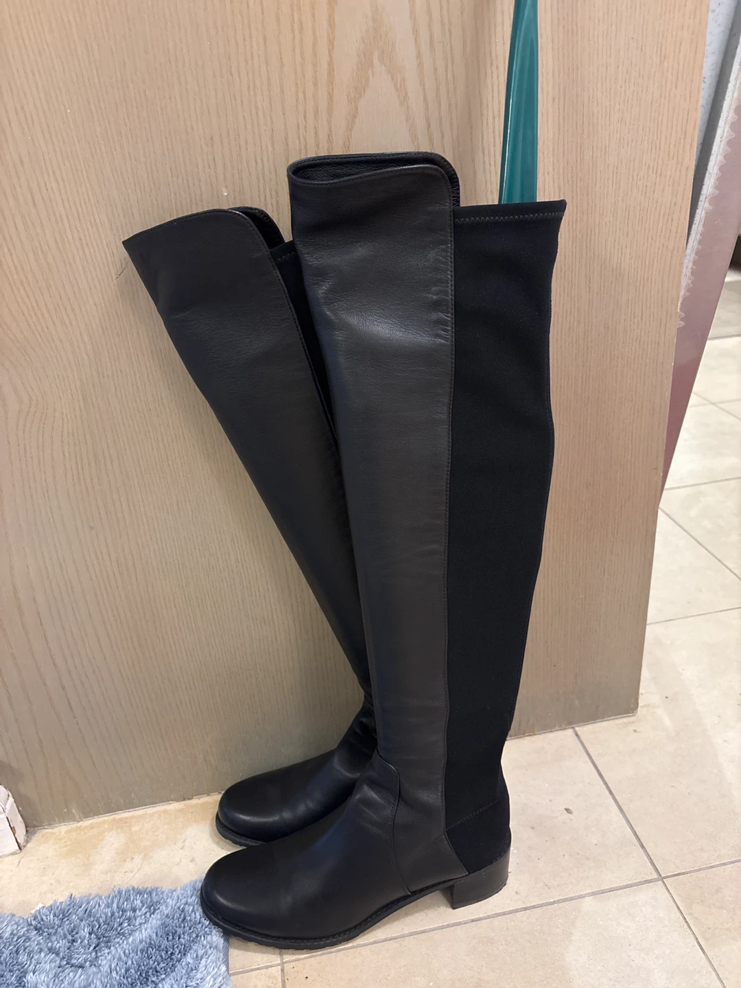 Stuart Weitzman Black Leather Boots - photo 2