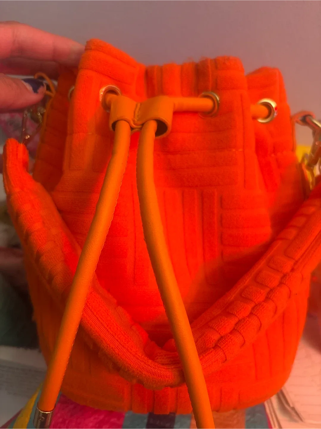 Orange Bucket Bag thumbnail