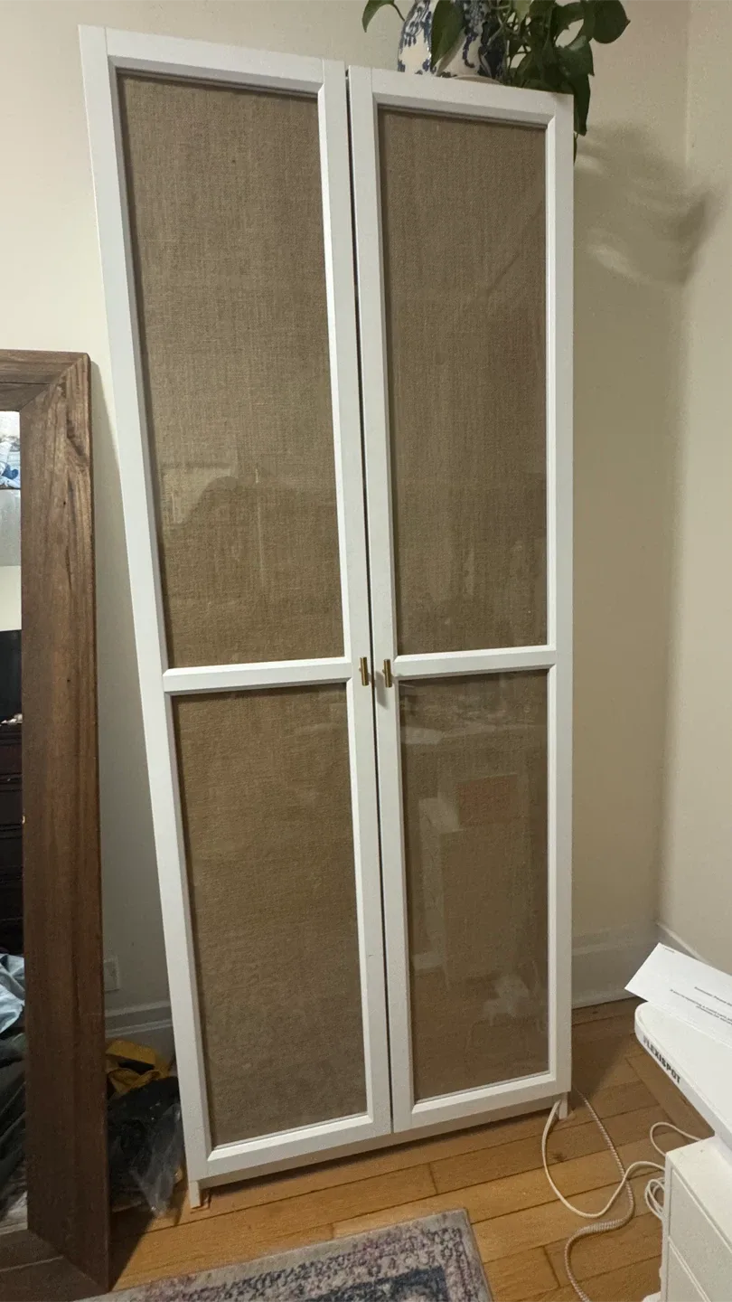IKEA Billy bookcase with glassdoors thumbnail