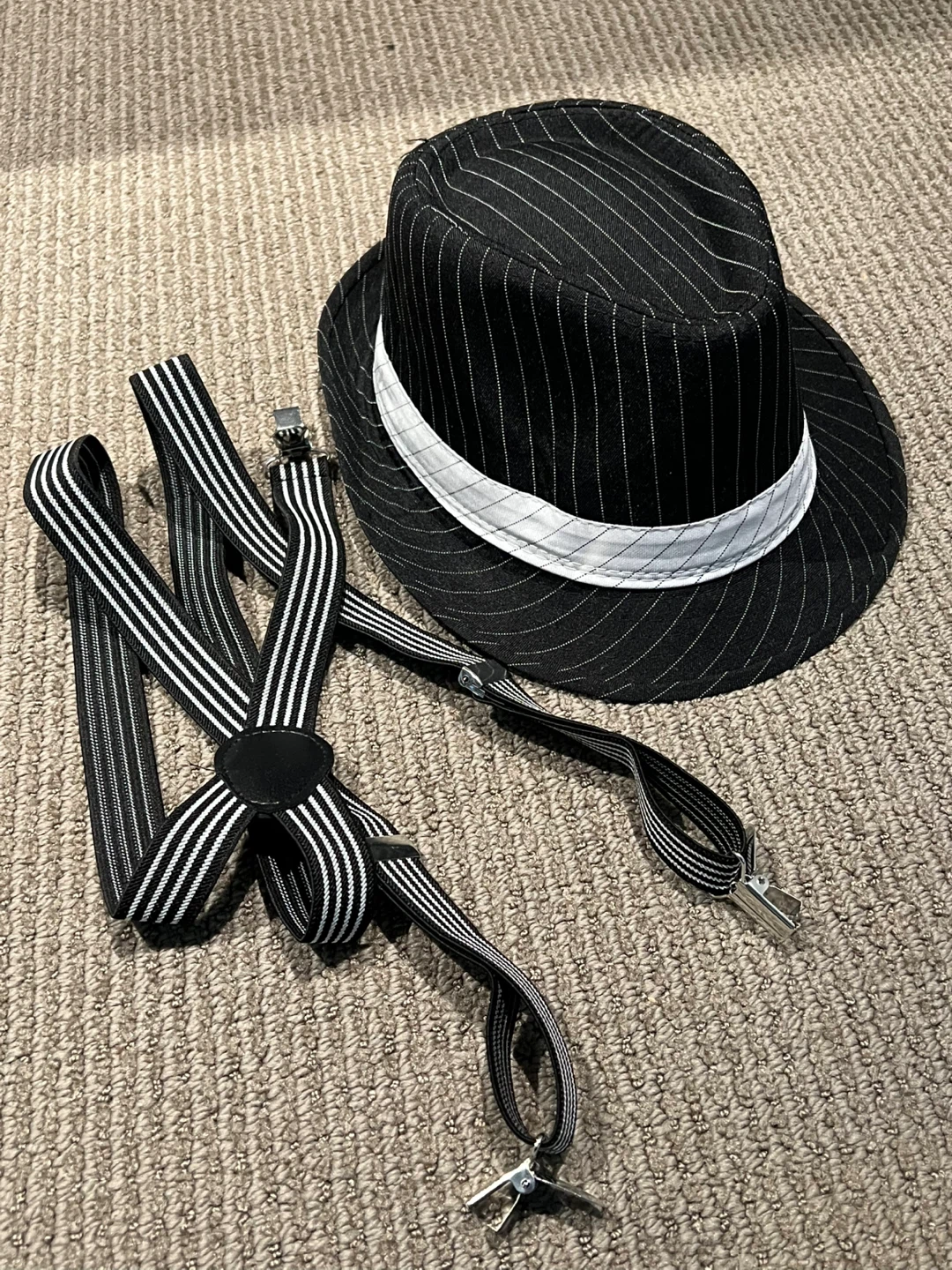 Flapper Dress XS + Men’s Hat and straps - photo 3