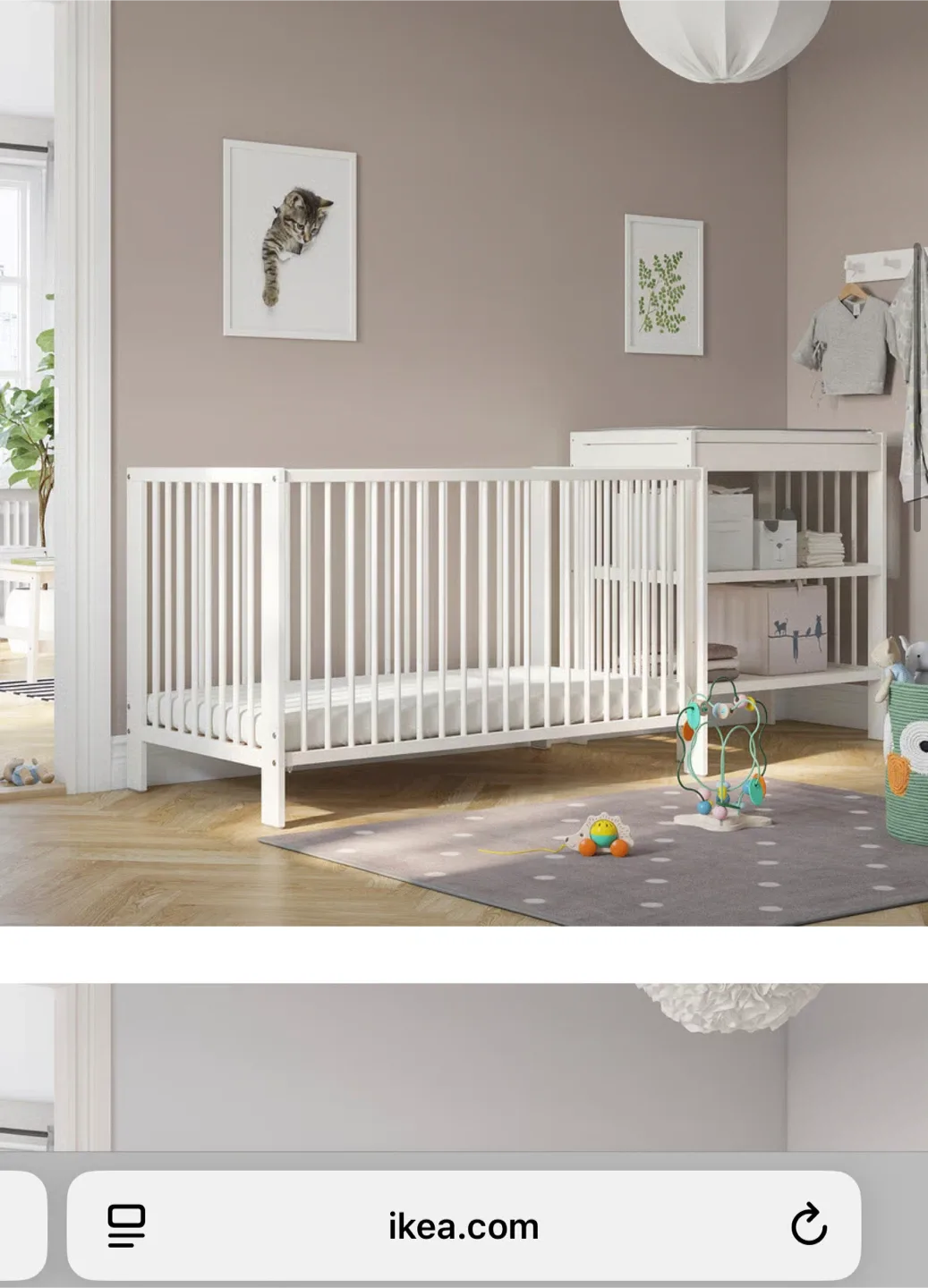 IKEA Gulliver Crib - Gently Used— Grows with Baby image indicator(6)
