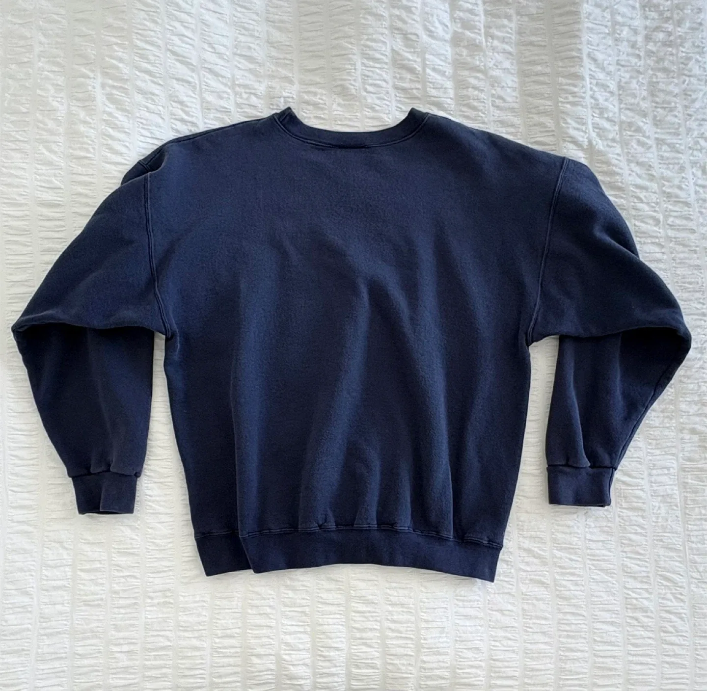Adidas Navy Blue Crewneck Sweatshirt image indicator(3)