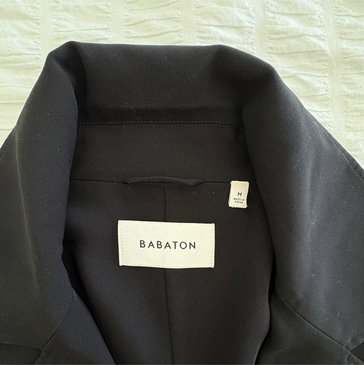 Babaton Black Trench Coat image indicator(2)