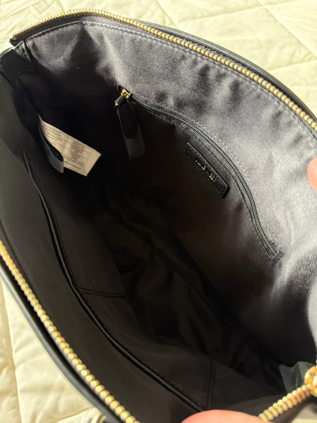 Nine West Black Satchel Crossbody Purse image indicator(6)