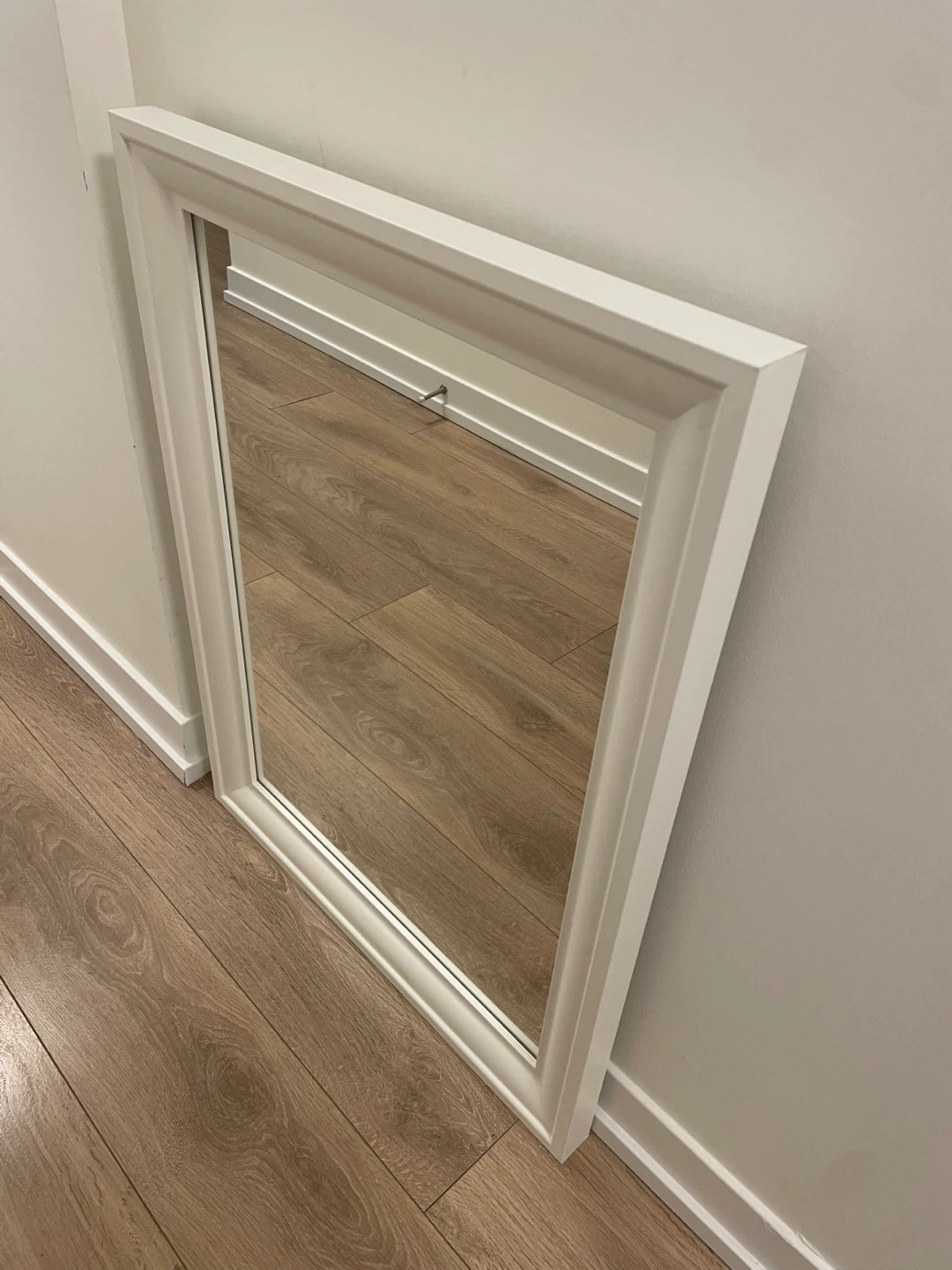 Ikea Mirror - White Frame