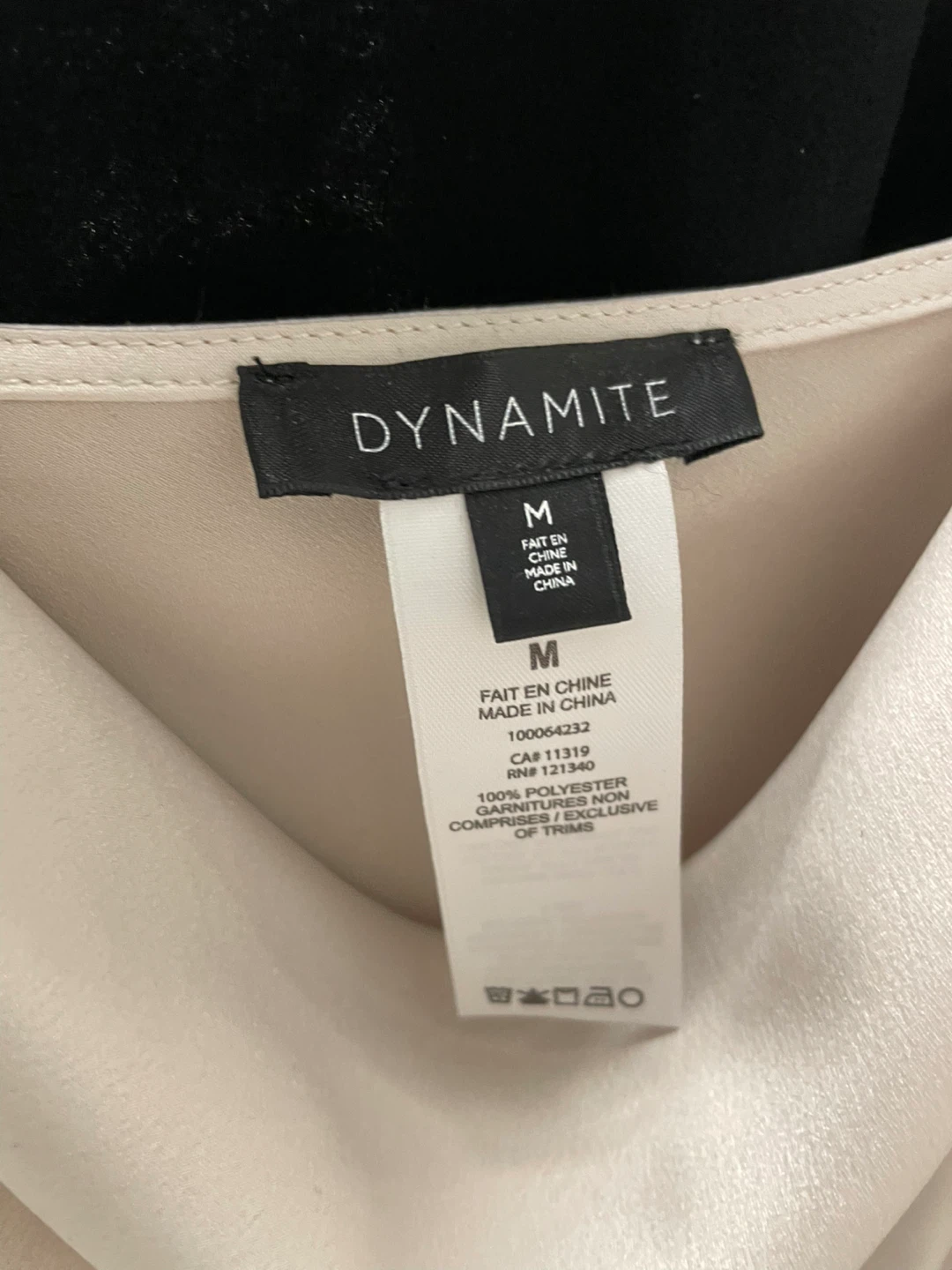 Dynamite champagne satin Cami Top - Size M - photo 2