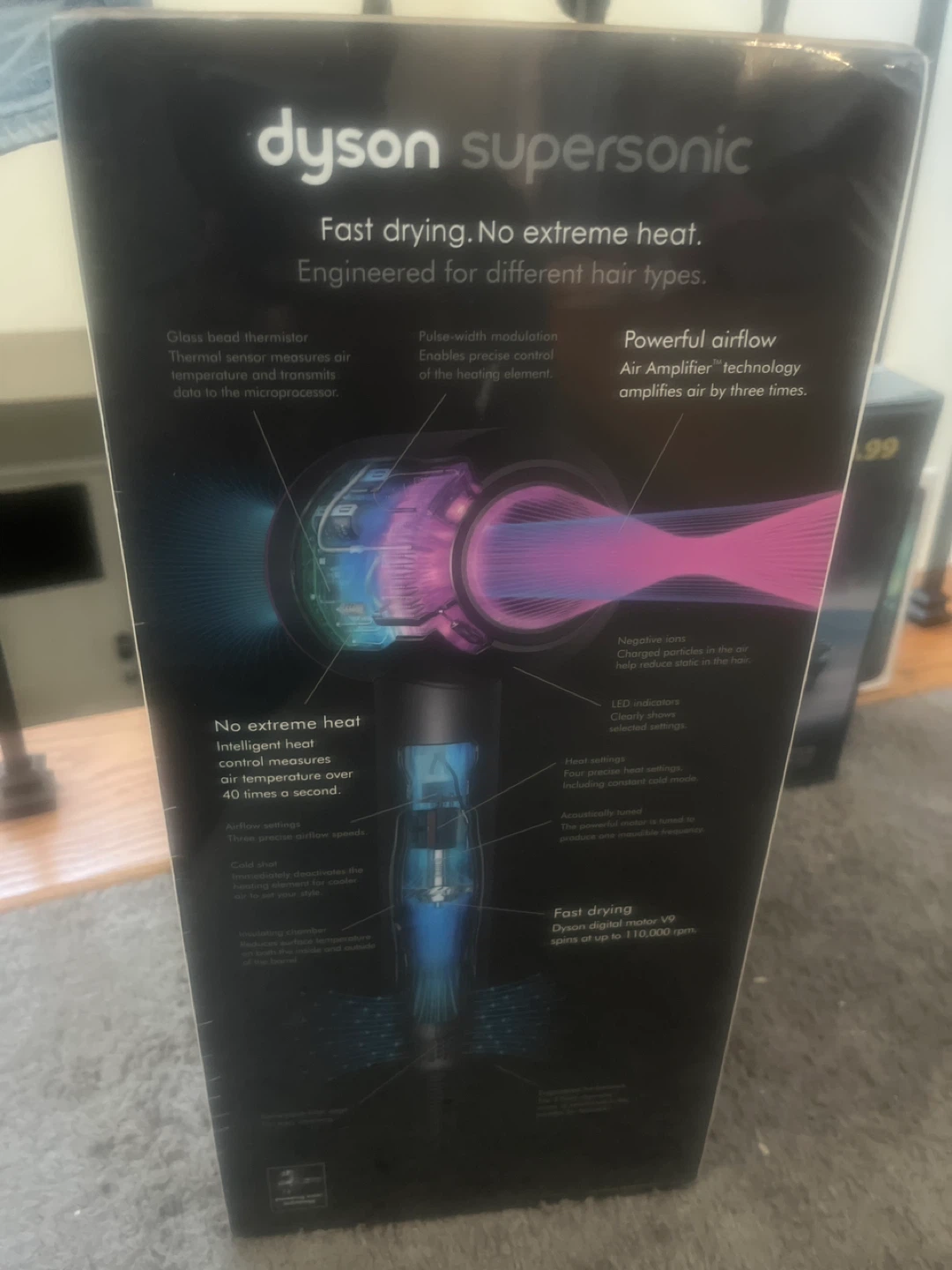 Dyson Supersonic Hair Dryer w/ Attachments - photo 2