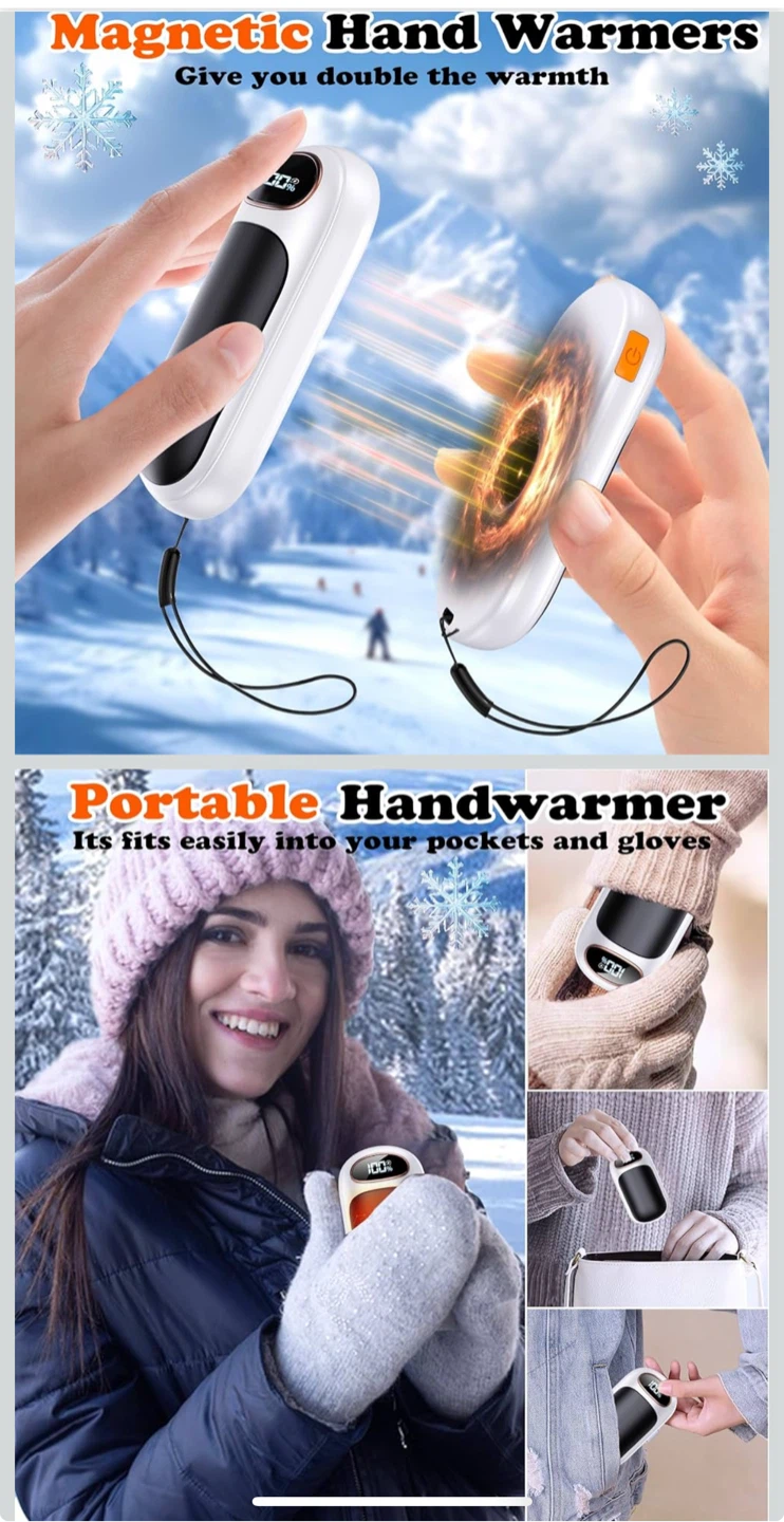 Magnetic Hand Warmers - 2 Pack - photo 4