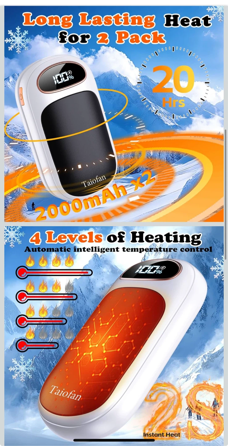 Magnetic Hand Warmers - 2 Pack - photo 3