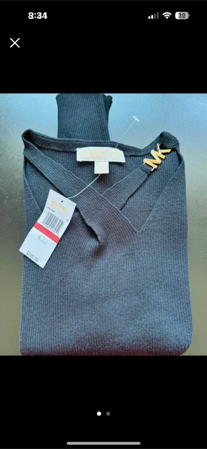 New Michael Kors Long Sleeve Top thumbnail